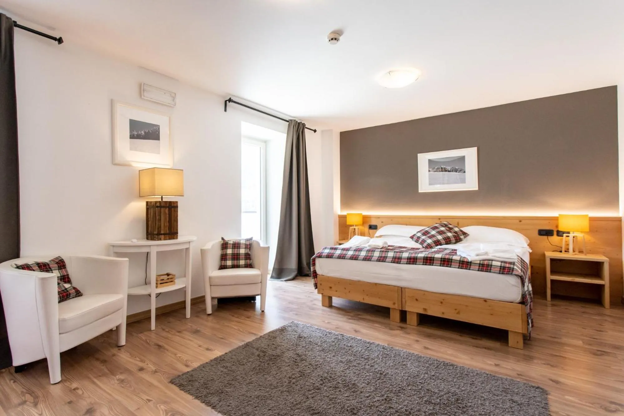 Bed in Ciasa Alpina Relax Hotel