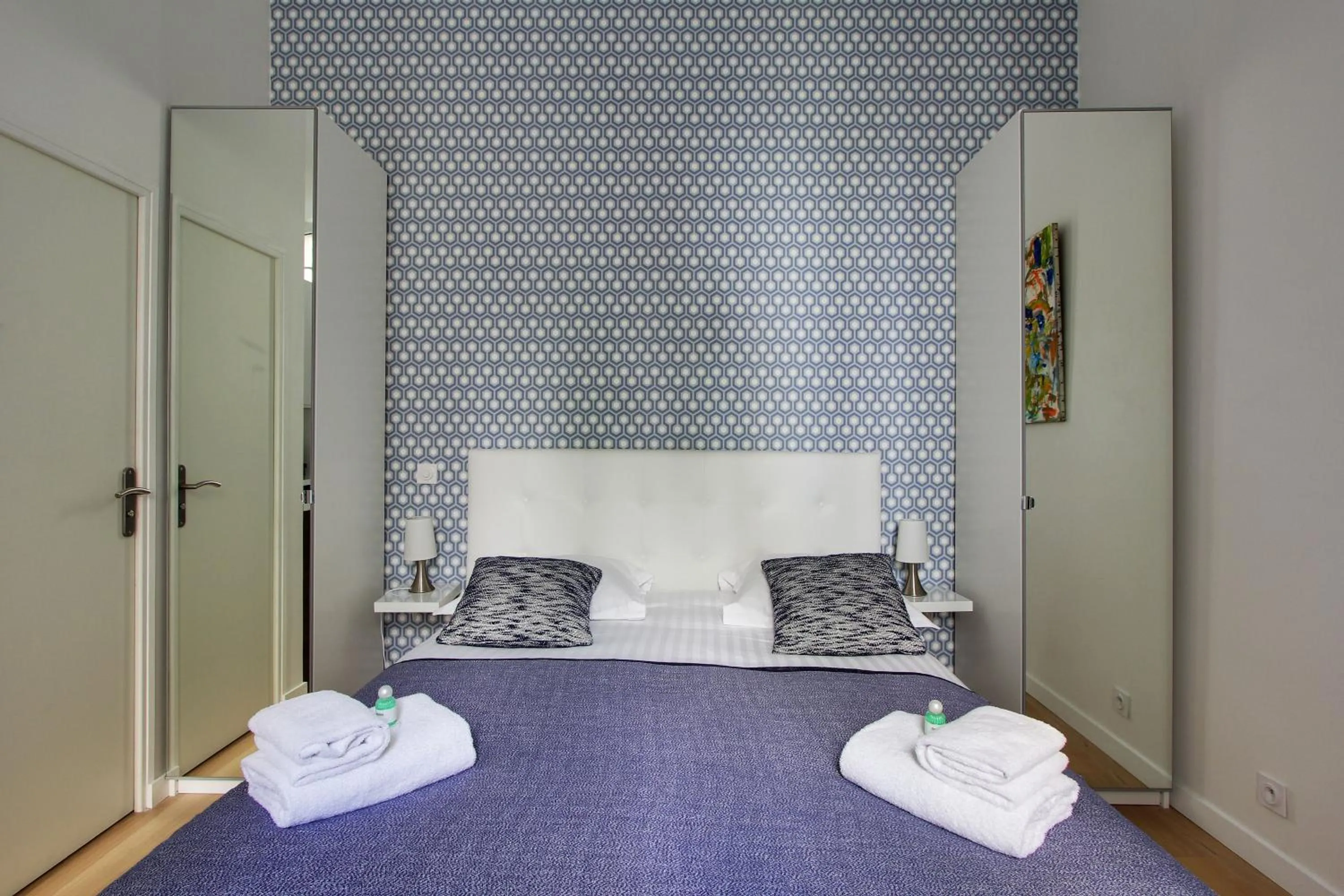 Bedroom, Bed in Pick a Flat's Apartment in Montmartre - Rue des Martyrs studio