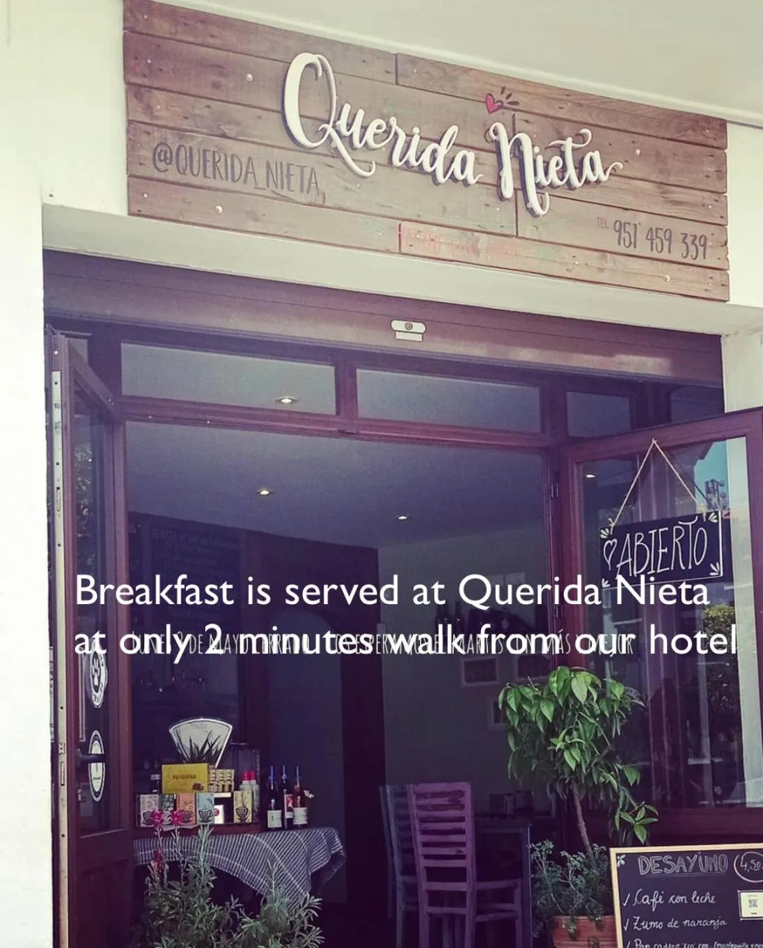 Breakfast in I AM La Posada Hotel and Apartment