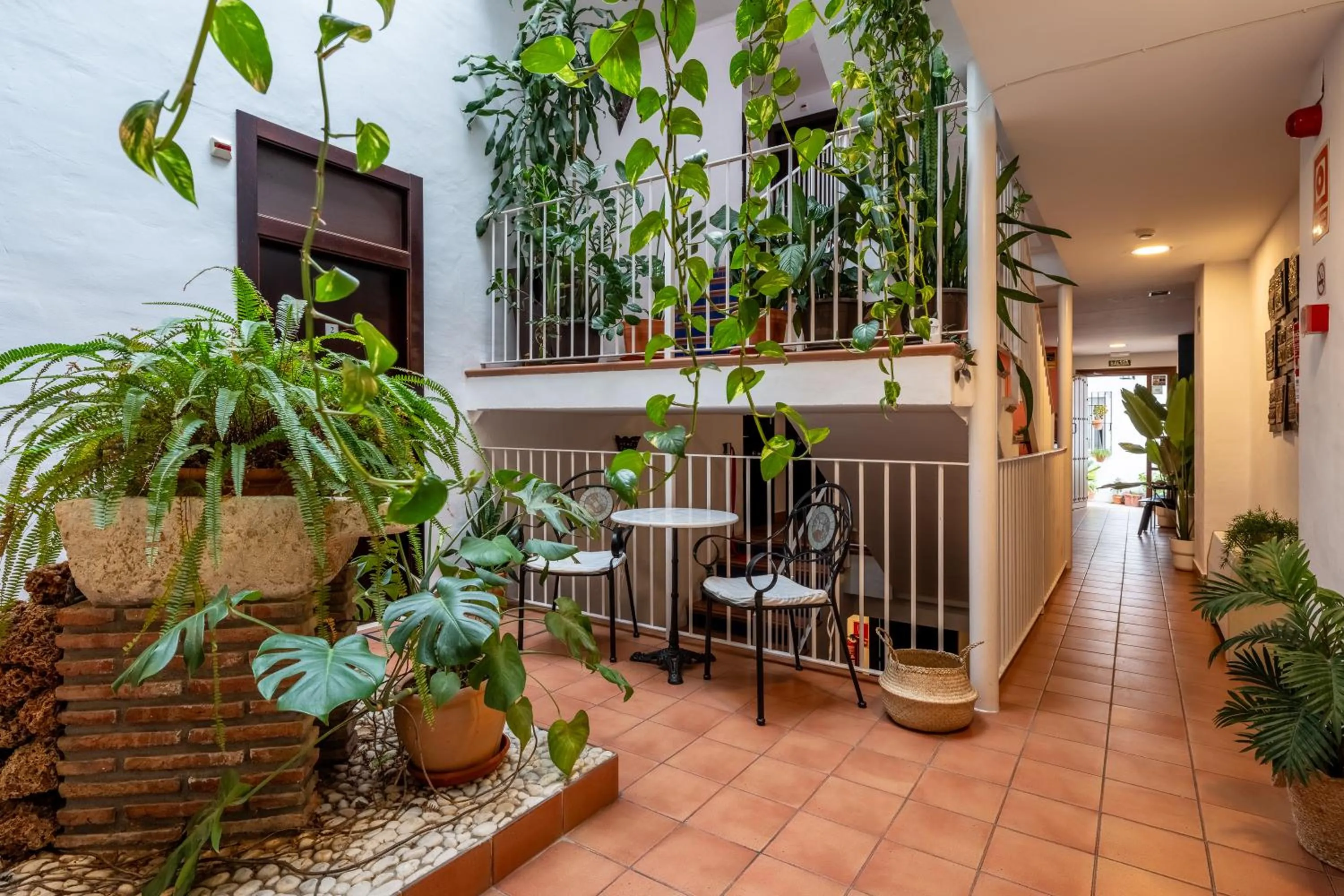 Patio in I AM La Posada Hotel and Apartment