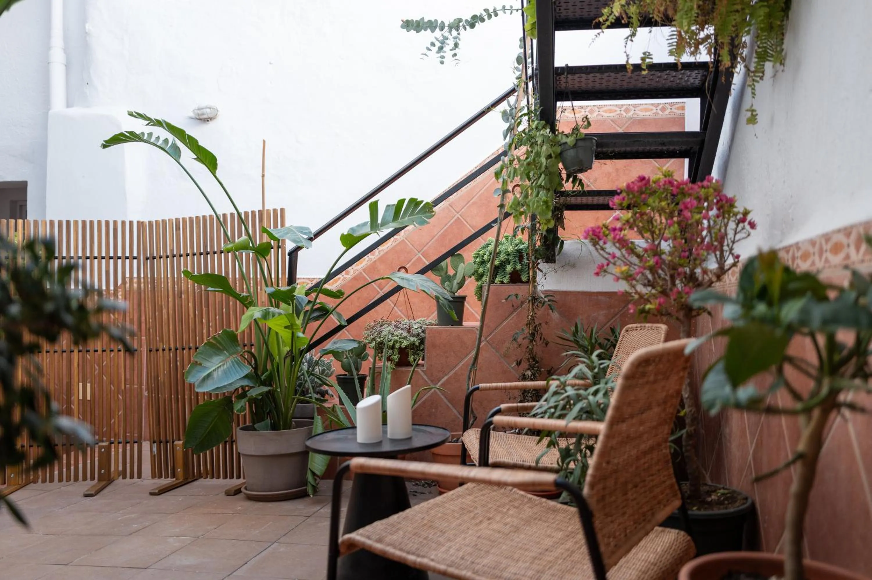 Patio in I AM La Posada Hotel and Apartment