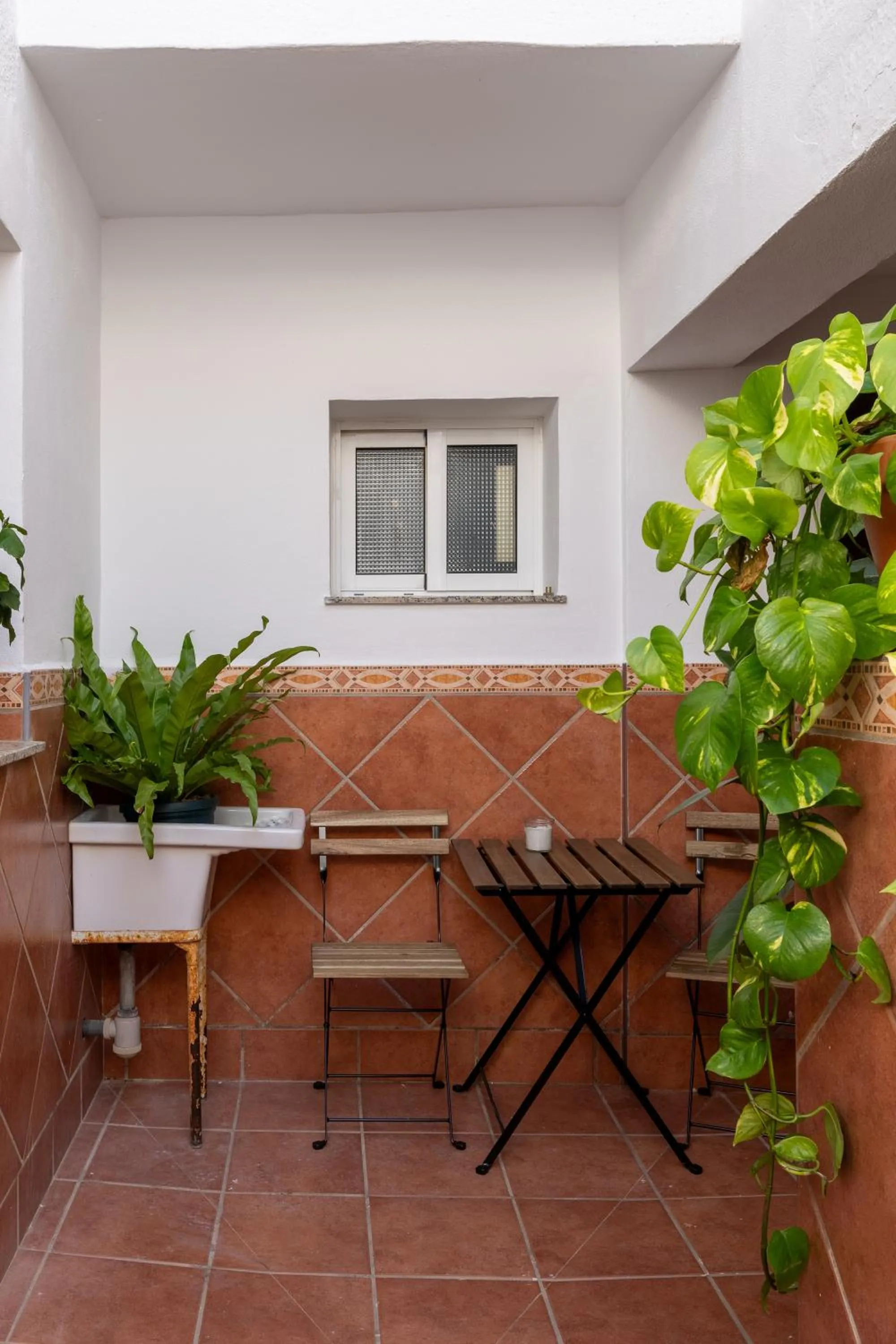 Patio in I AM La Posada Hotel and Apartment