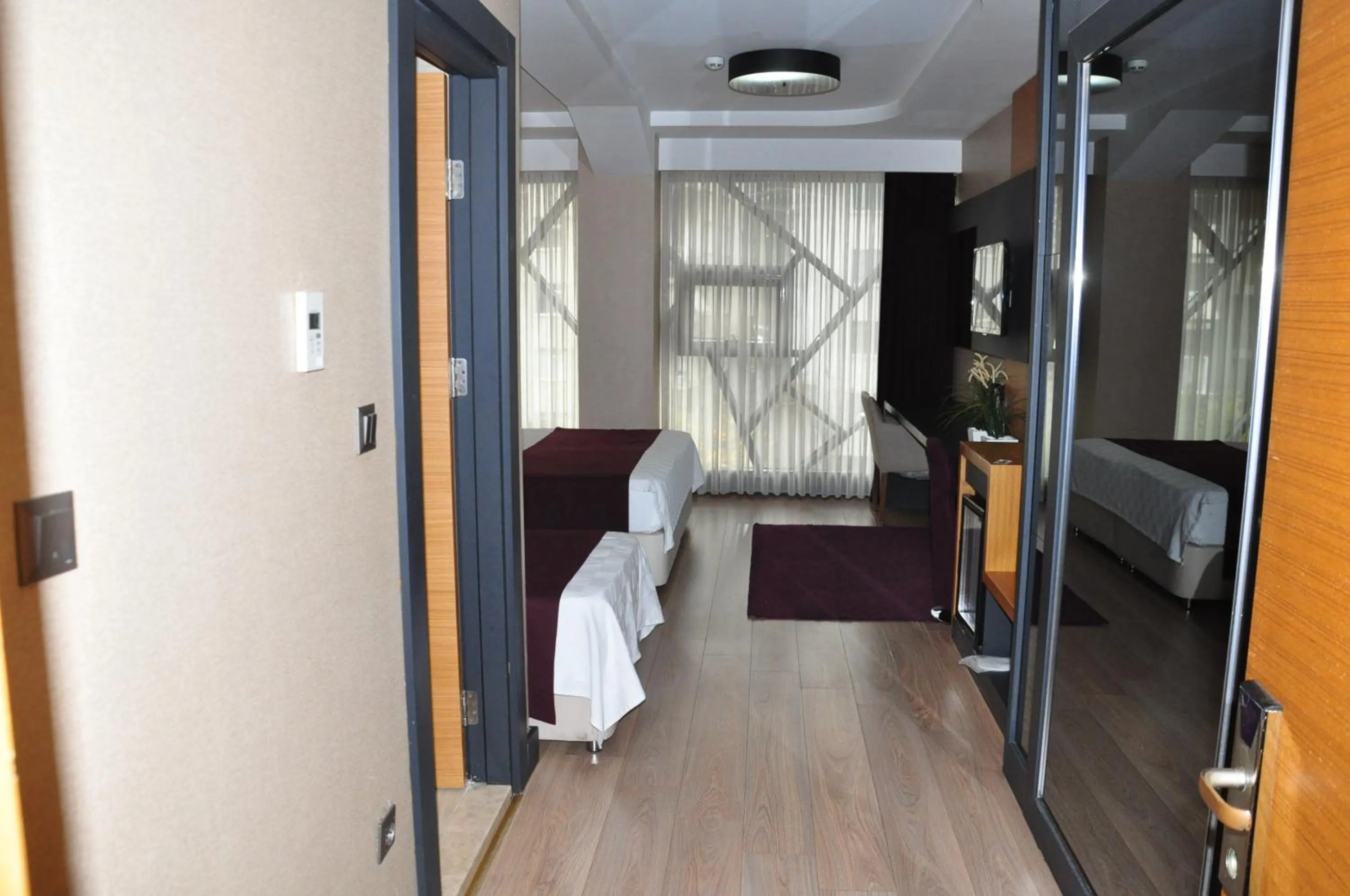 Seating area, Bed in Aydinoglu Hotel