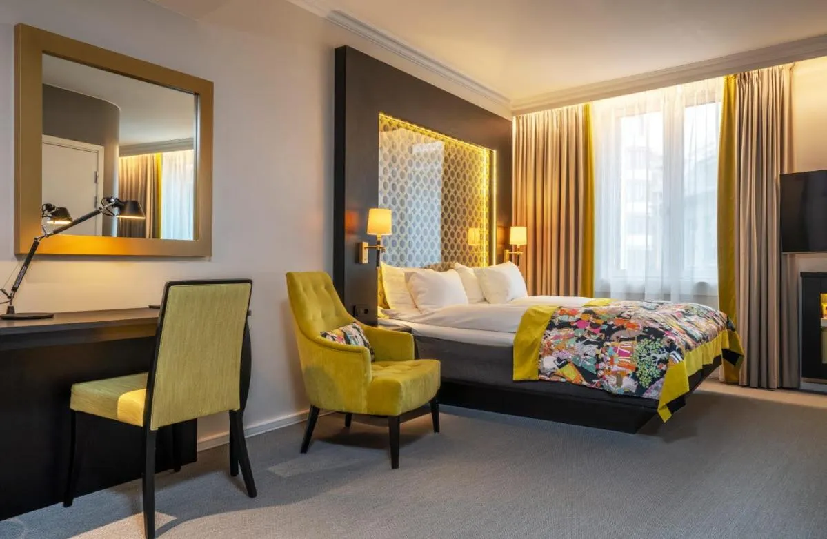 Bed in Thon Hotel Rosenkrantz Oslo