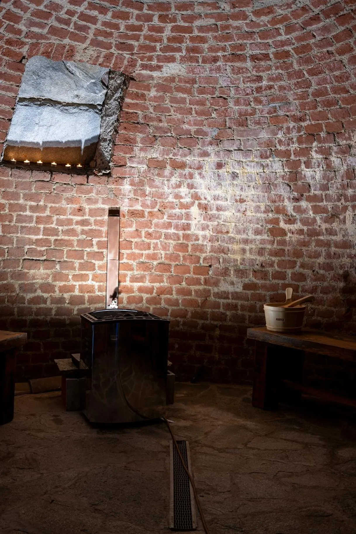 Steam room in Al Castello Resort