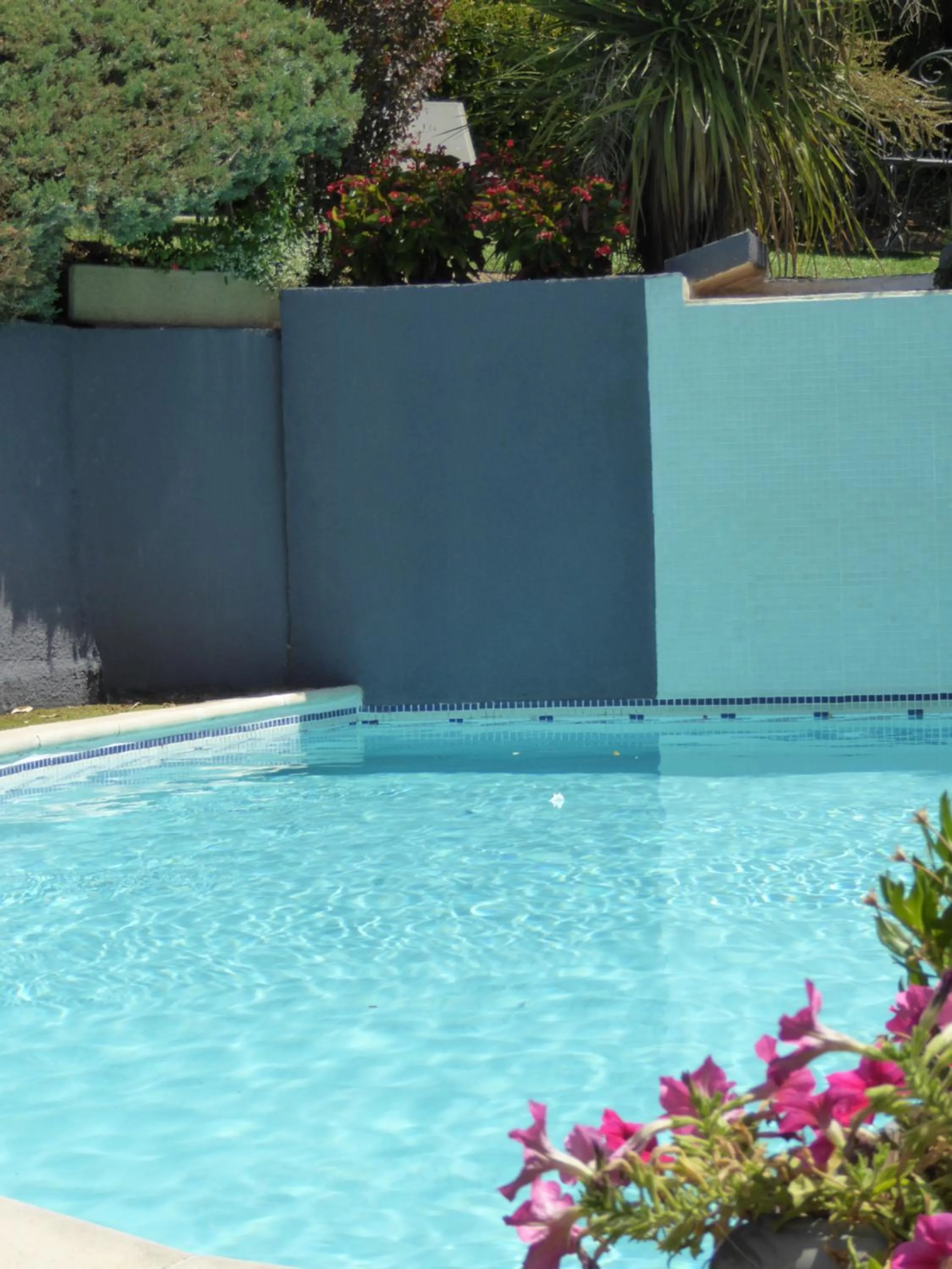 Swimming pool in Logis Hôtel La Fenière
