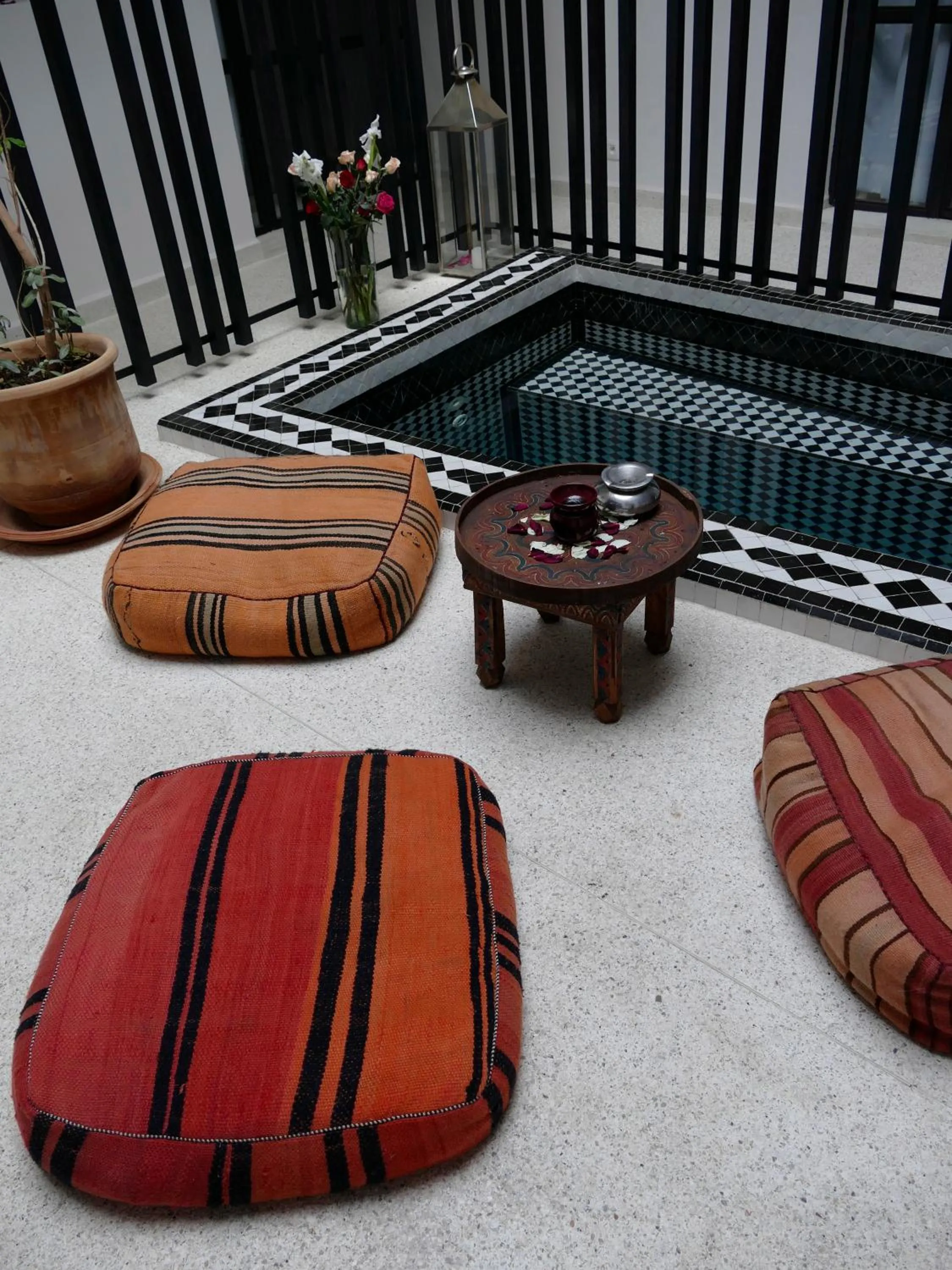 Patio in Riad Zebrakaro