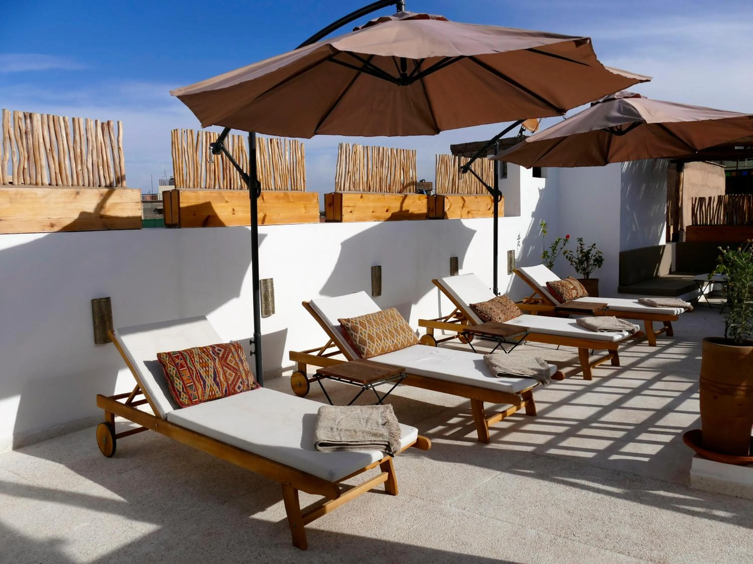 Solarium in Riad Zebrakaro