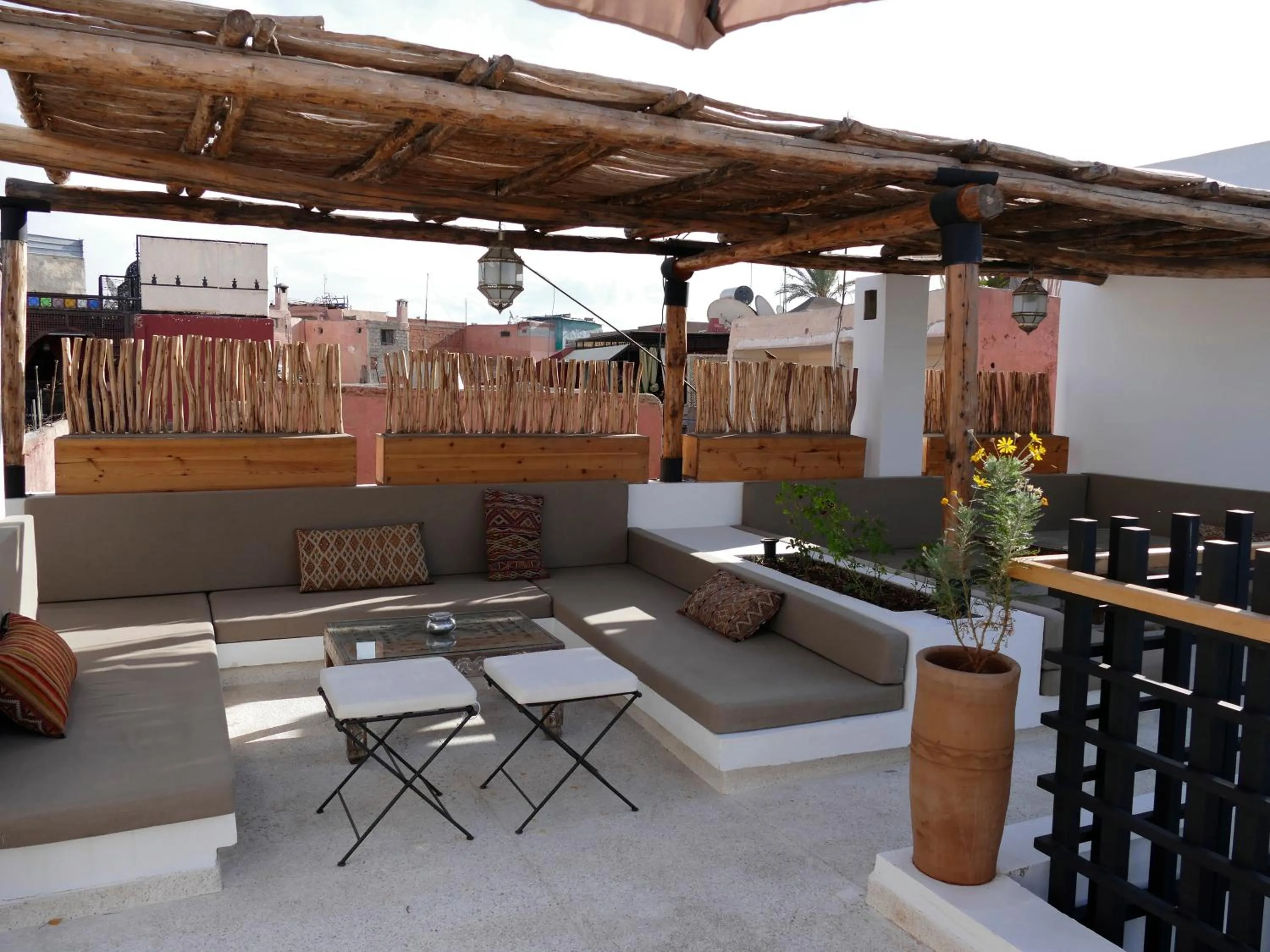 Patio in Riad Zebrakaro