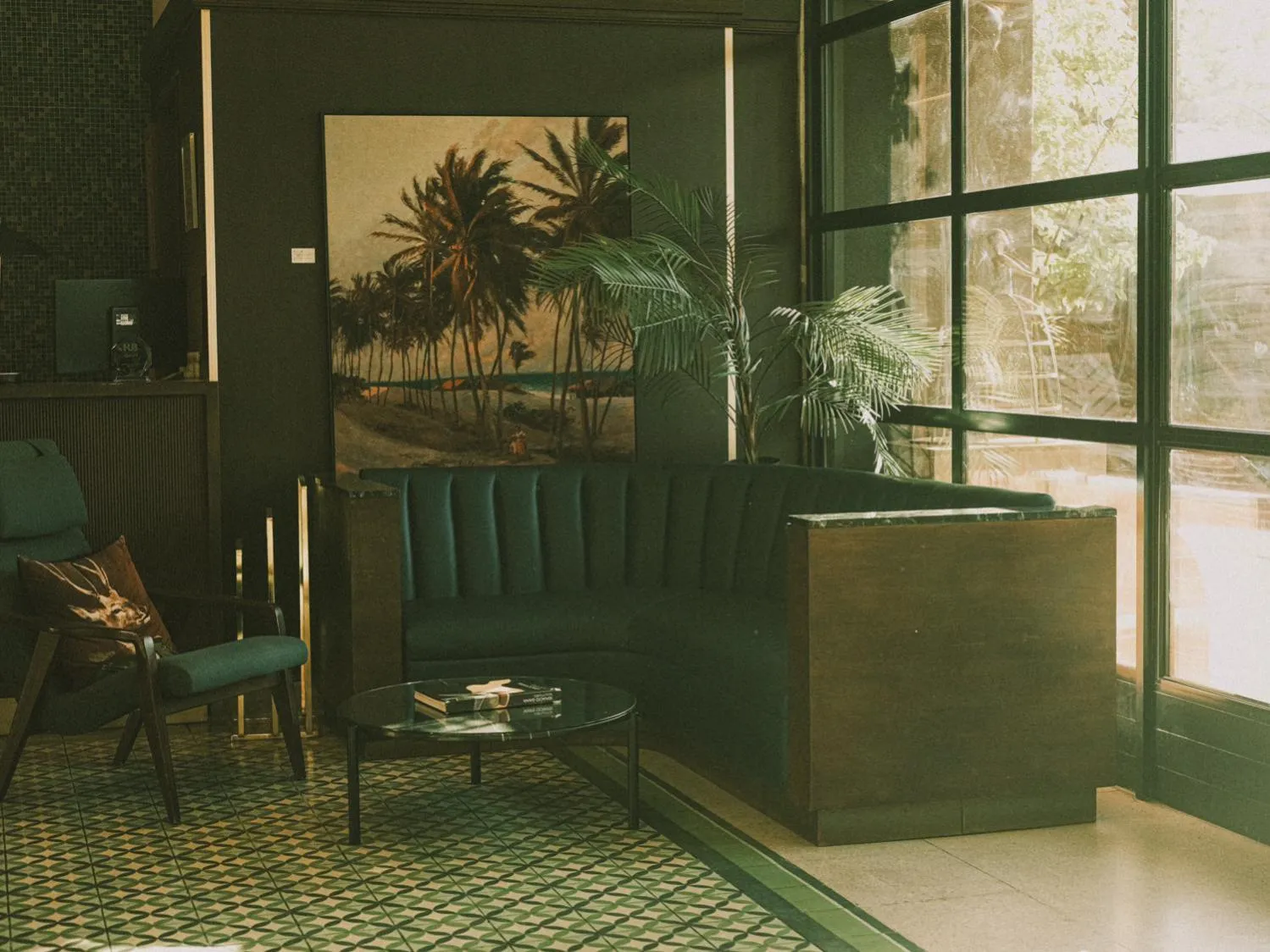 Lobby or reception in Hotel Eco Boutique Bidasoa