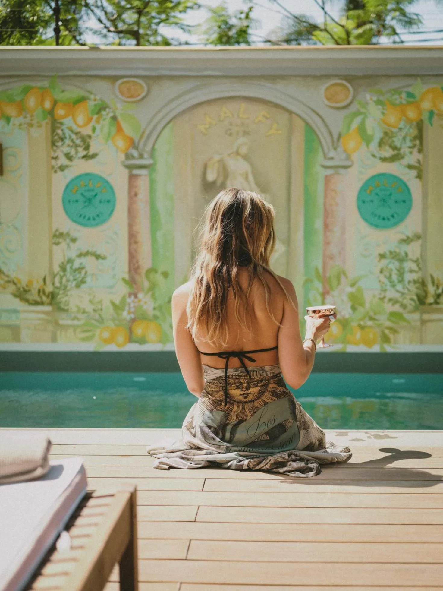 Pool view in Hotel Eco Boutique Bidasoa