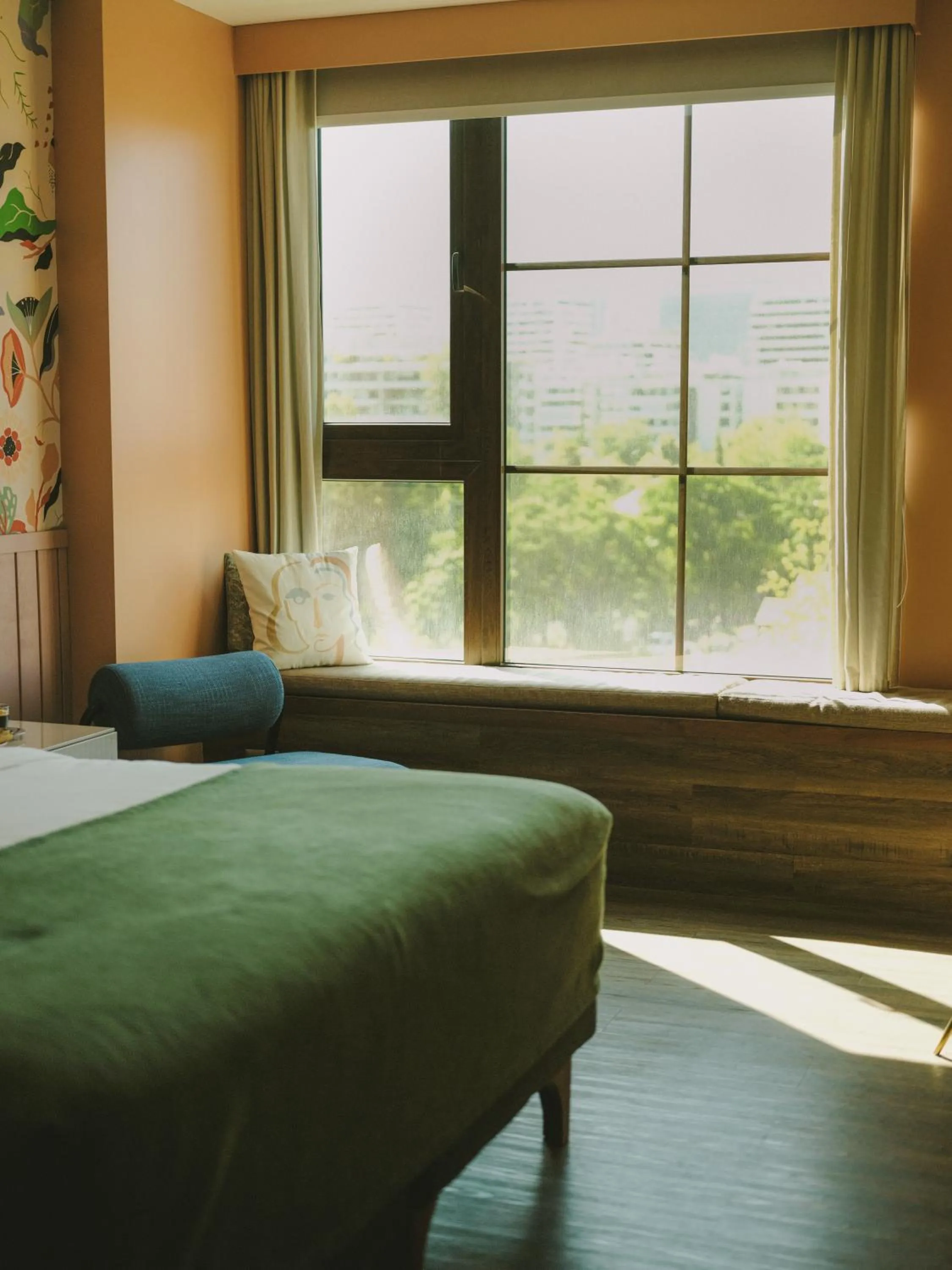 View (from property/room), Bed in Hotel Eco Boutique Bidasoa