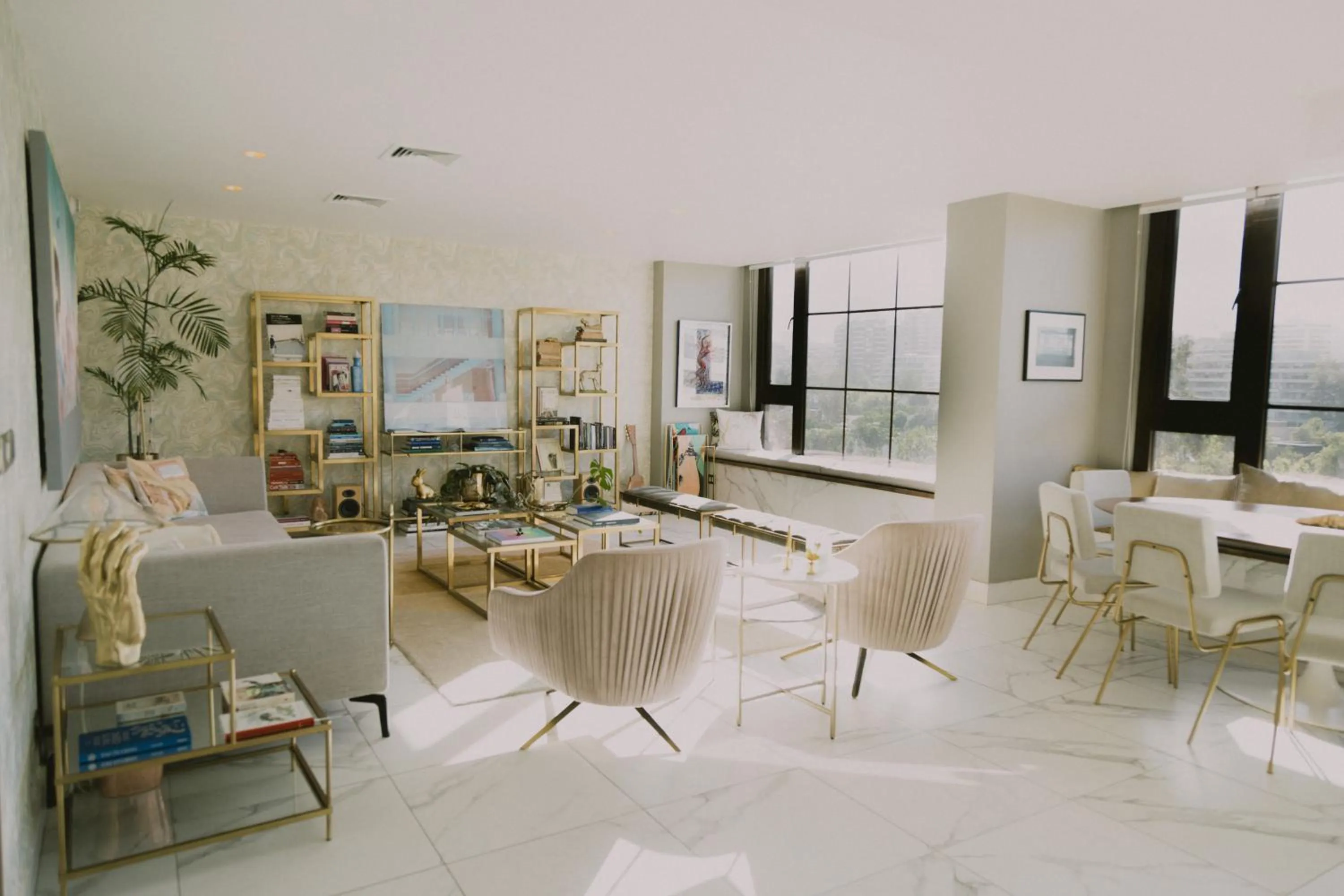 Living room in Hotel Eco Boutique Bidasoa