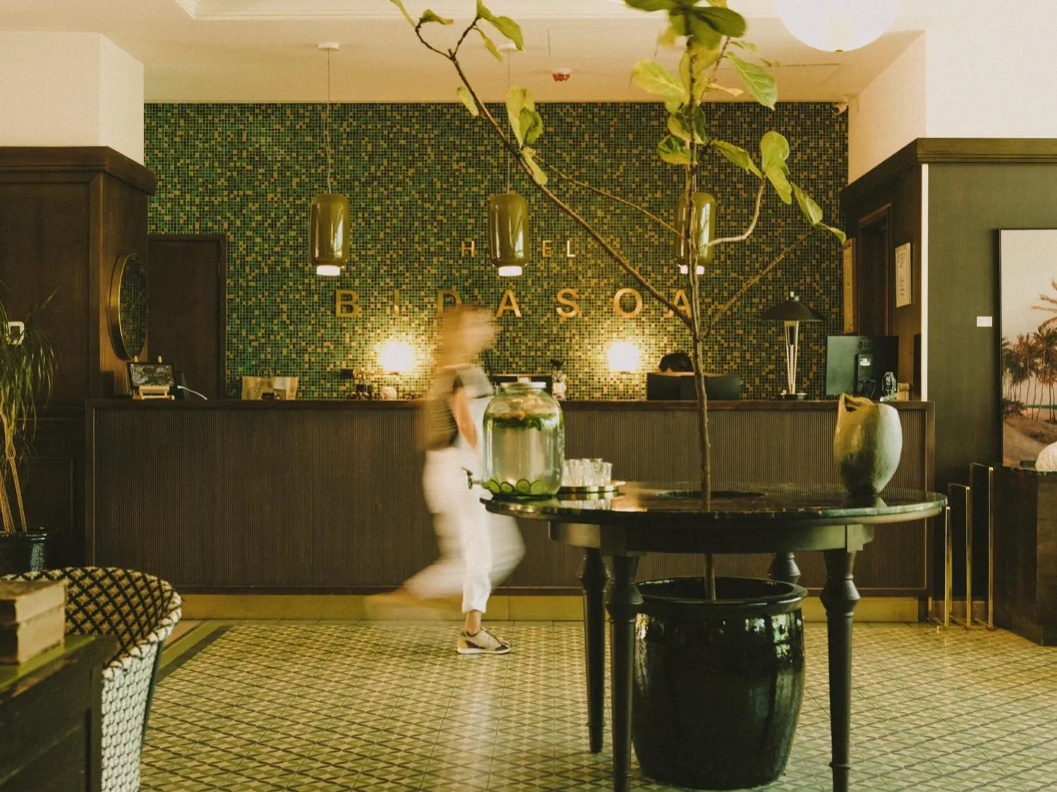 Lobby or reception in Hotel Eco Boutique Bidasoa