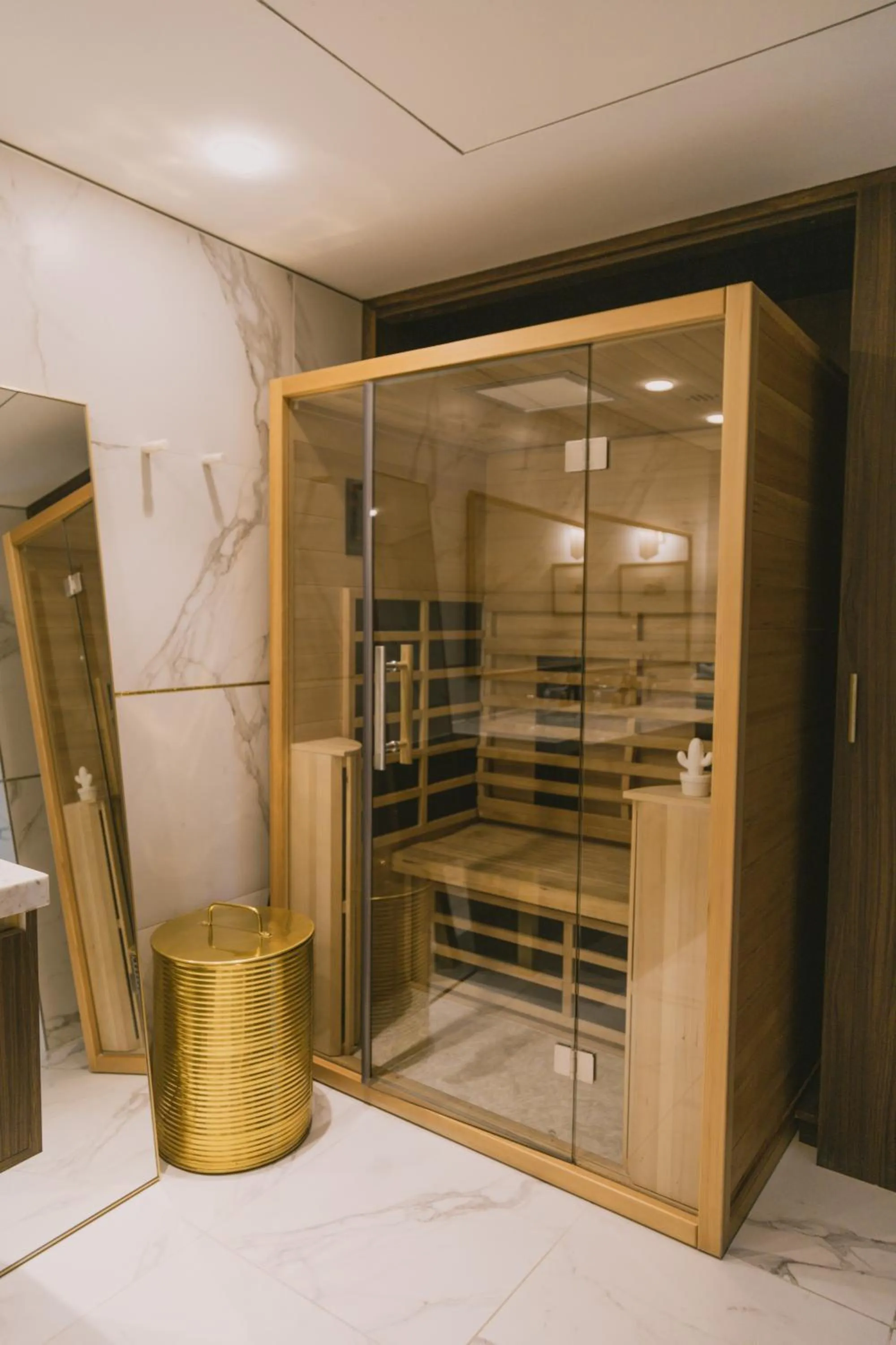Sauna in Hotel Eco Boutique Bidasoa