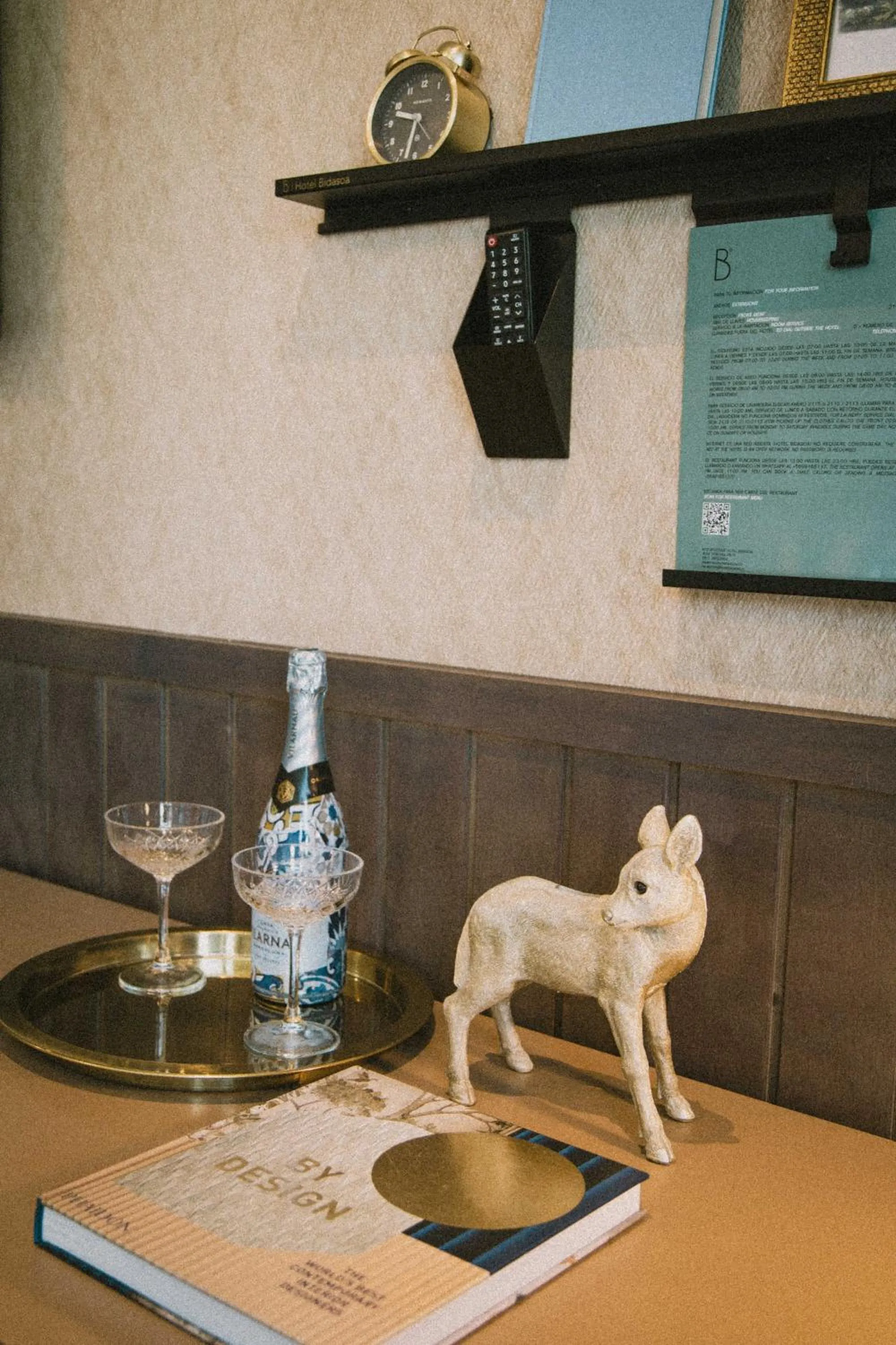 Decorative detail in Hotel Eco Boutique Bidasoa