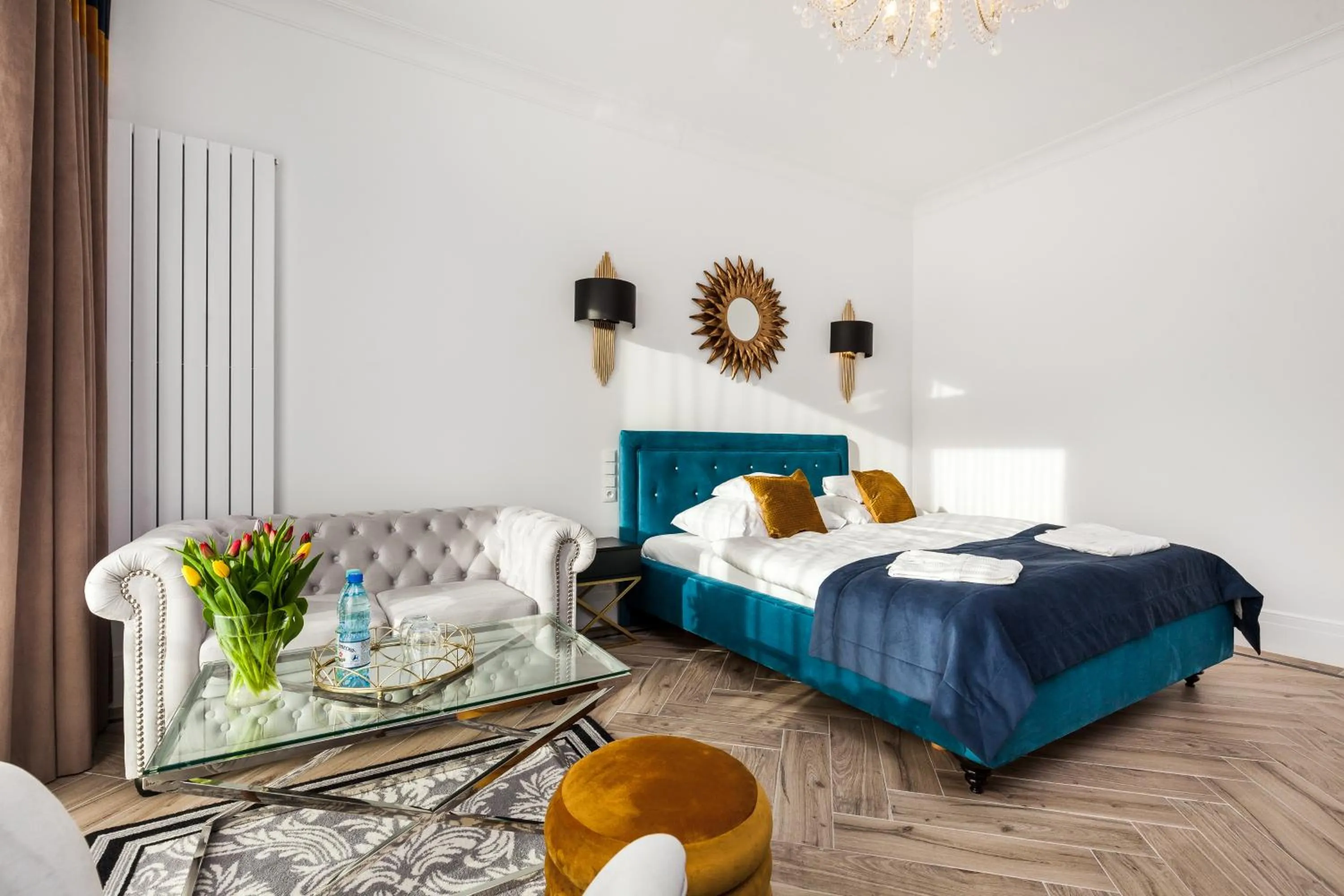 Bed in Prawdzic Family Resort & Wellness