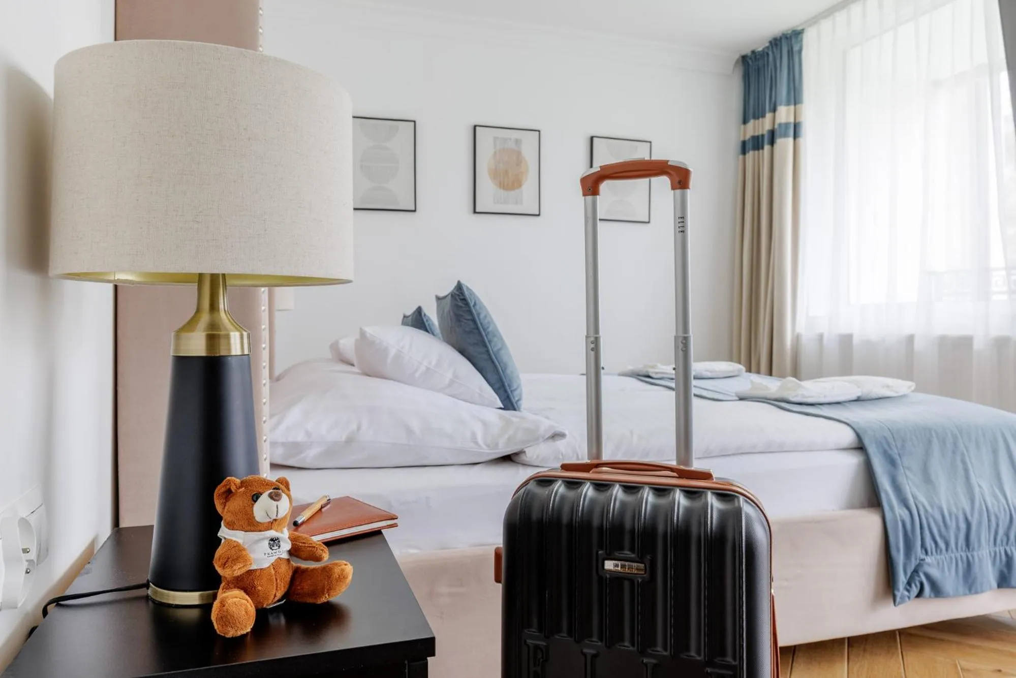 Bed in Prawdzic Family Resort & Wellness