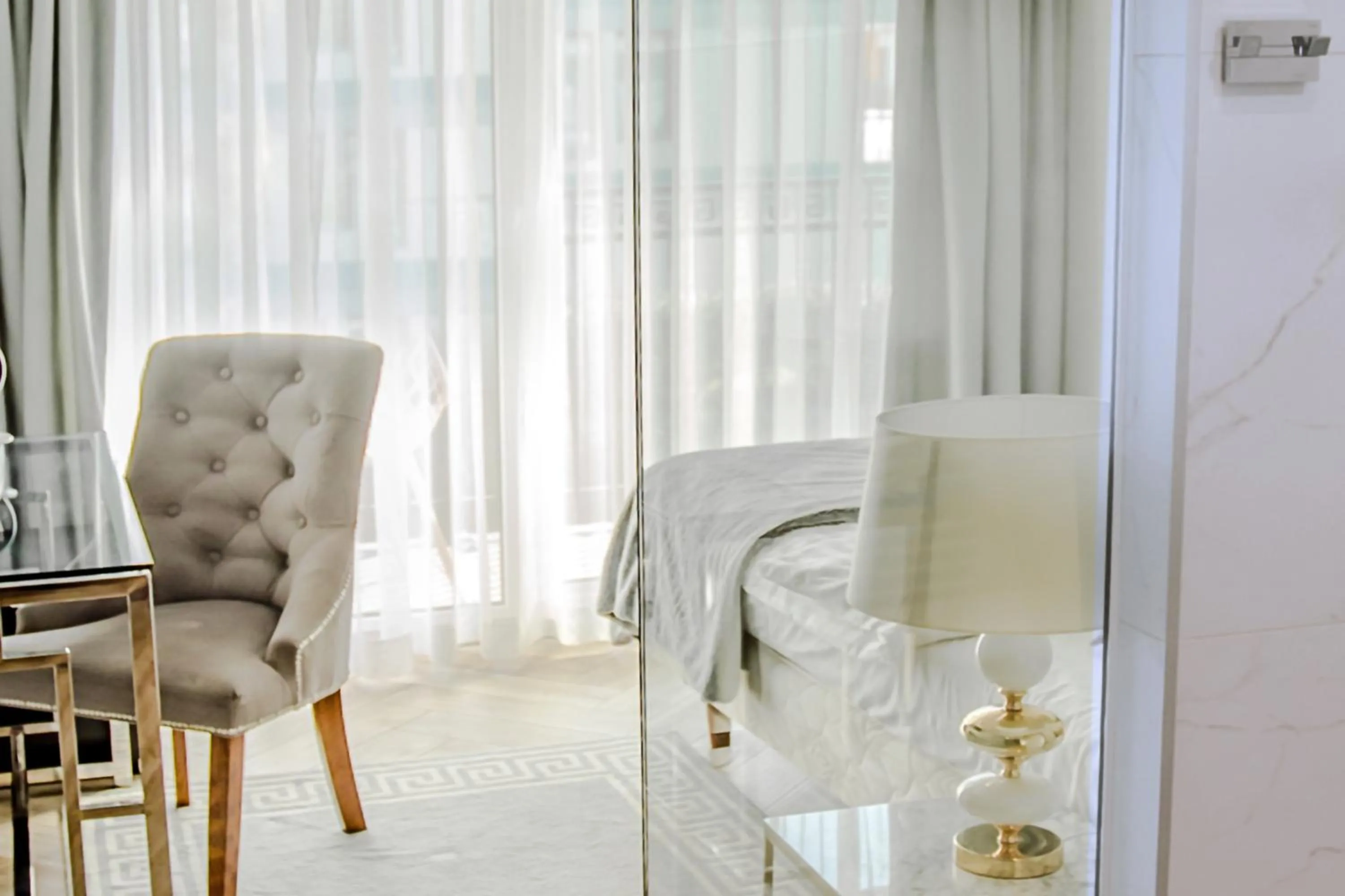 Bed in Prawdzic Family Resort & Wellness