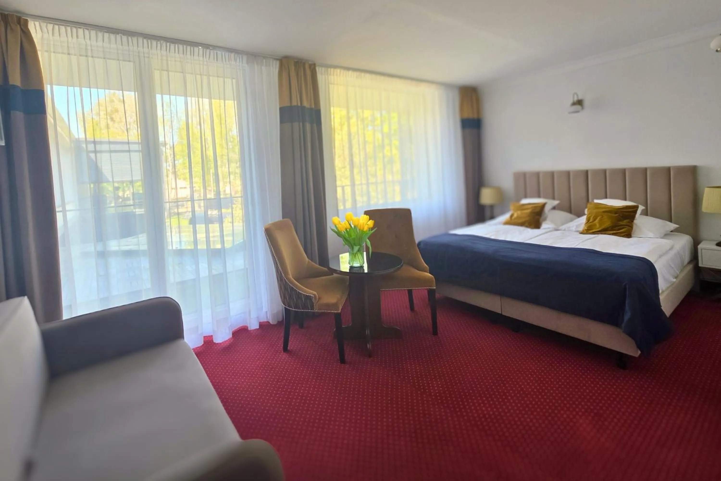 Bed in Prawdzic Family Resort & Wellness