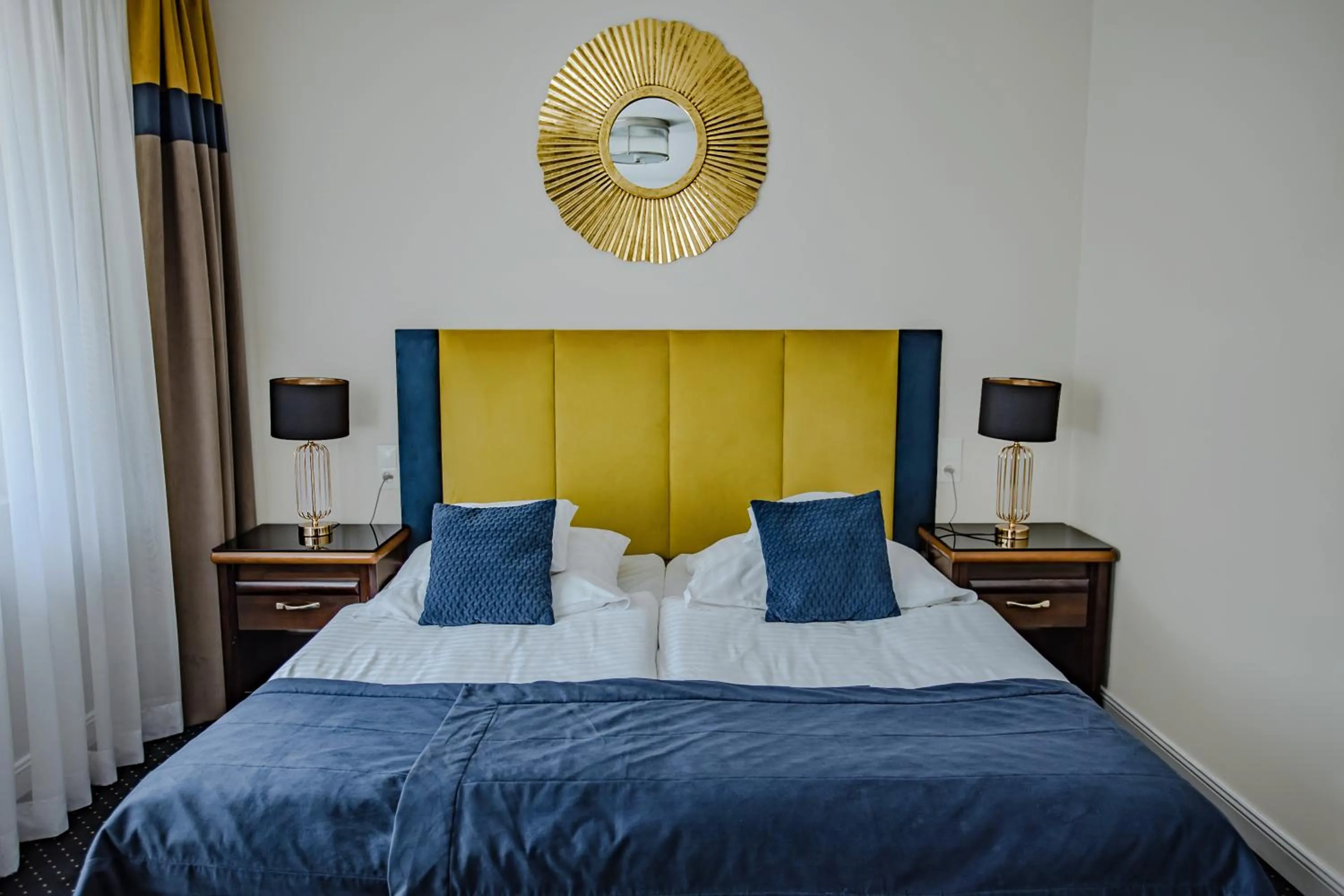 Bed in Prawdzic Family Resort & Wellness