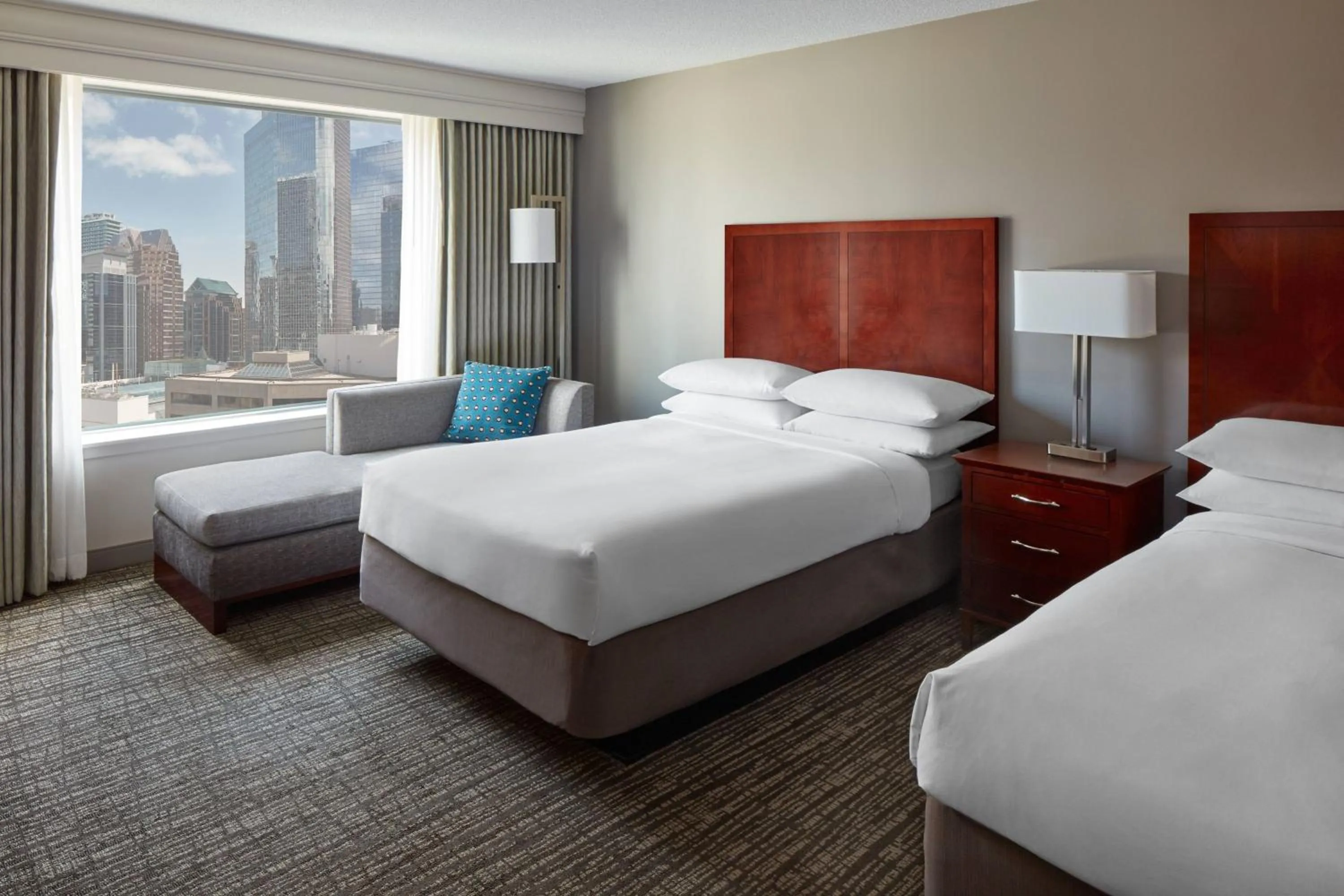 Photo of the whole room, Bed in Marriott Downtown at CF Toronto Eaton Centre