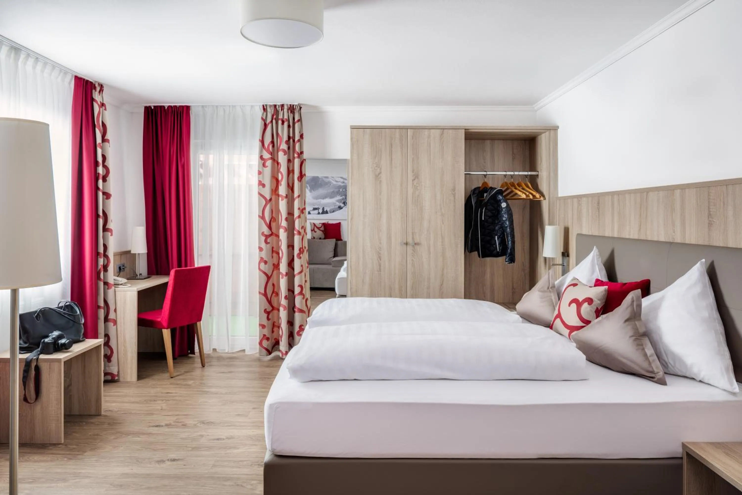 Bed in Alpenhotel Fernau