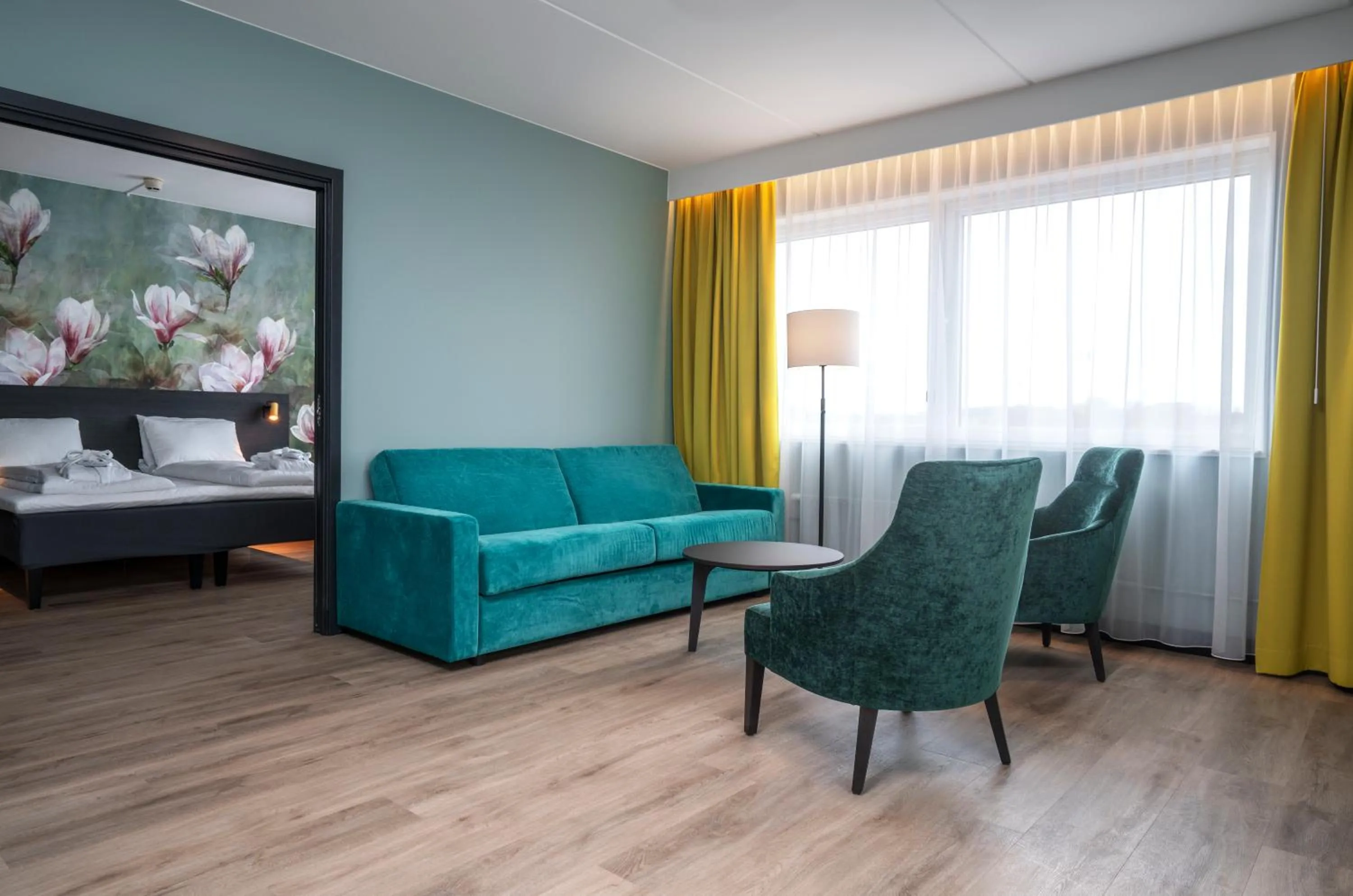 Seating area in Thon Hotel Ski