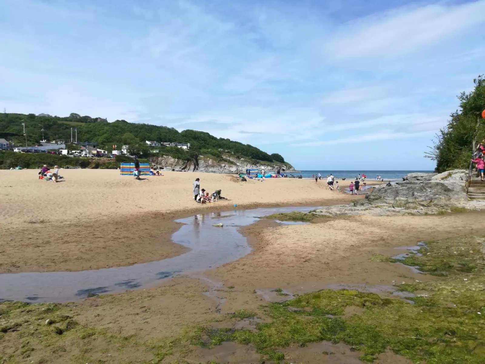 Beach in Rooms at The Highcliffe