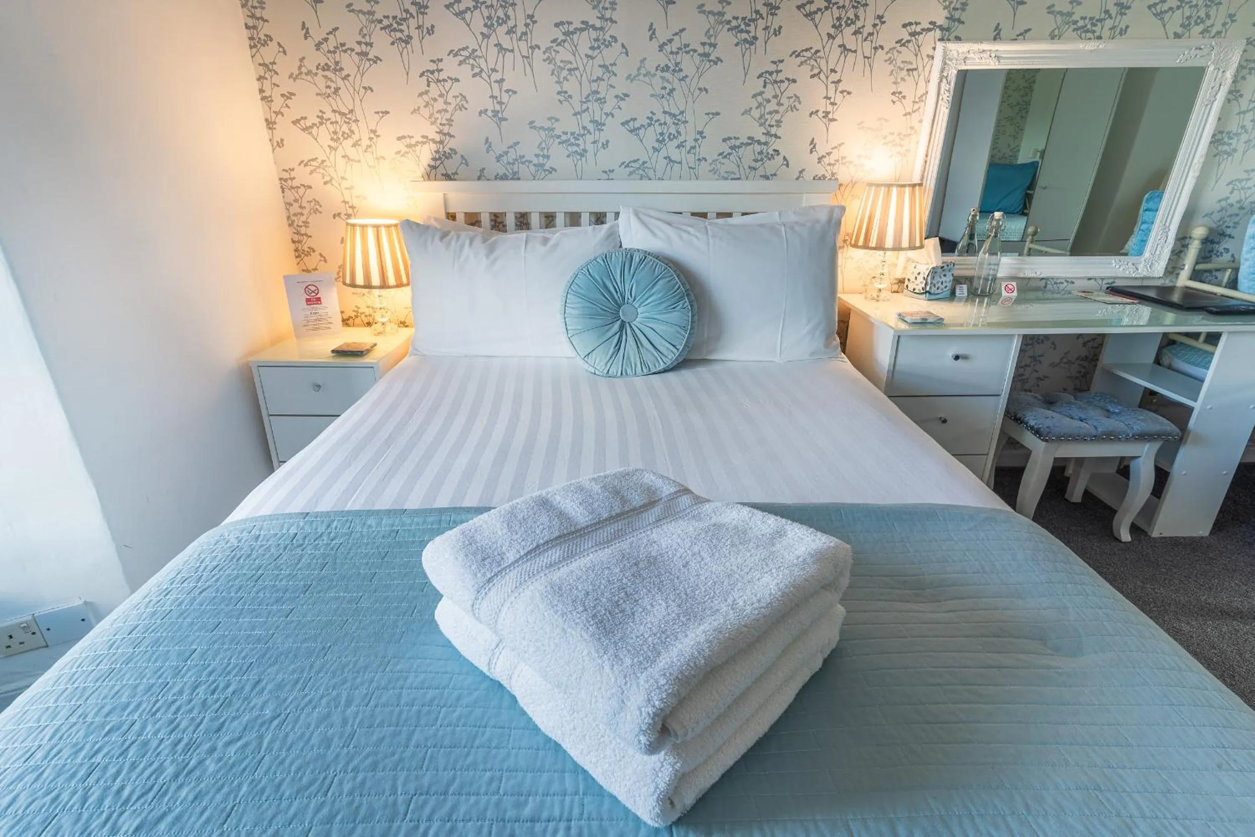 Bed in Rooms at The Highcliffe