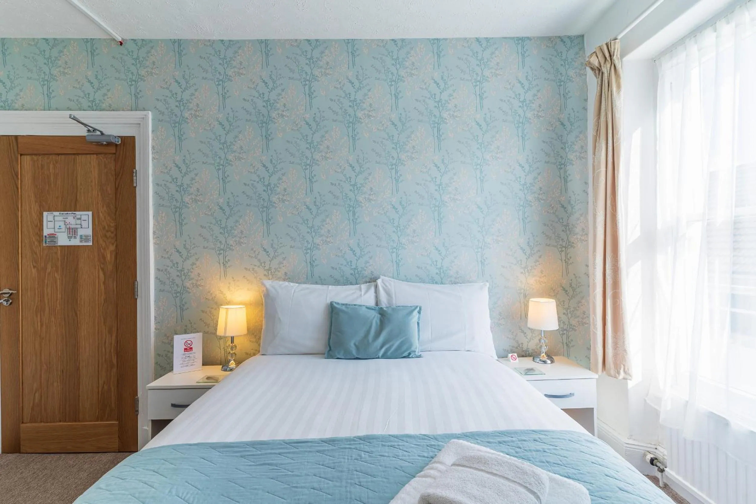 Bed in Rooms at The Highcliffe