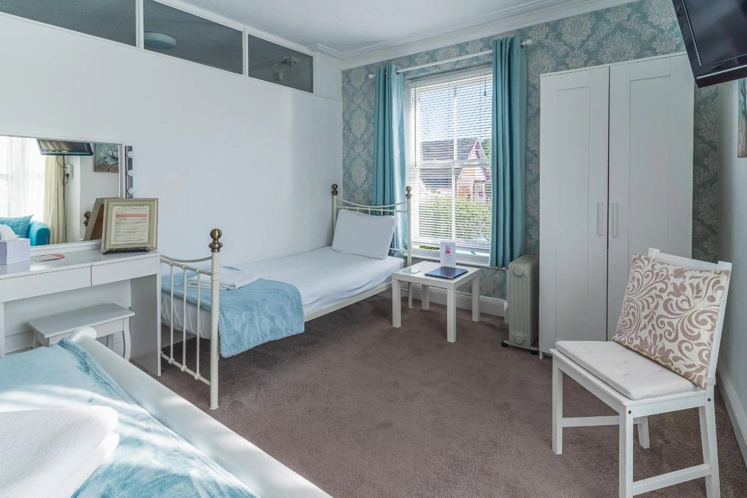 Bed in Rooms at The Highcliffe