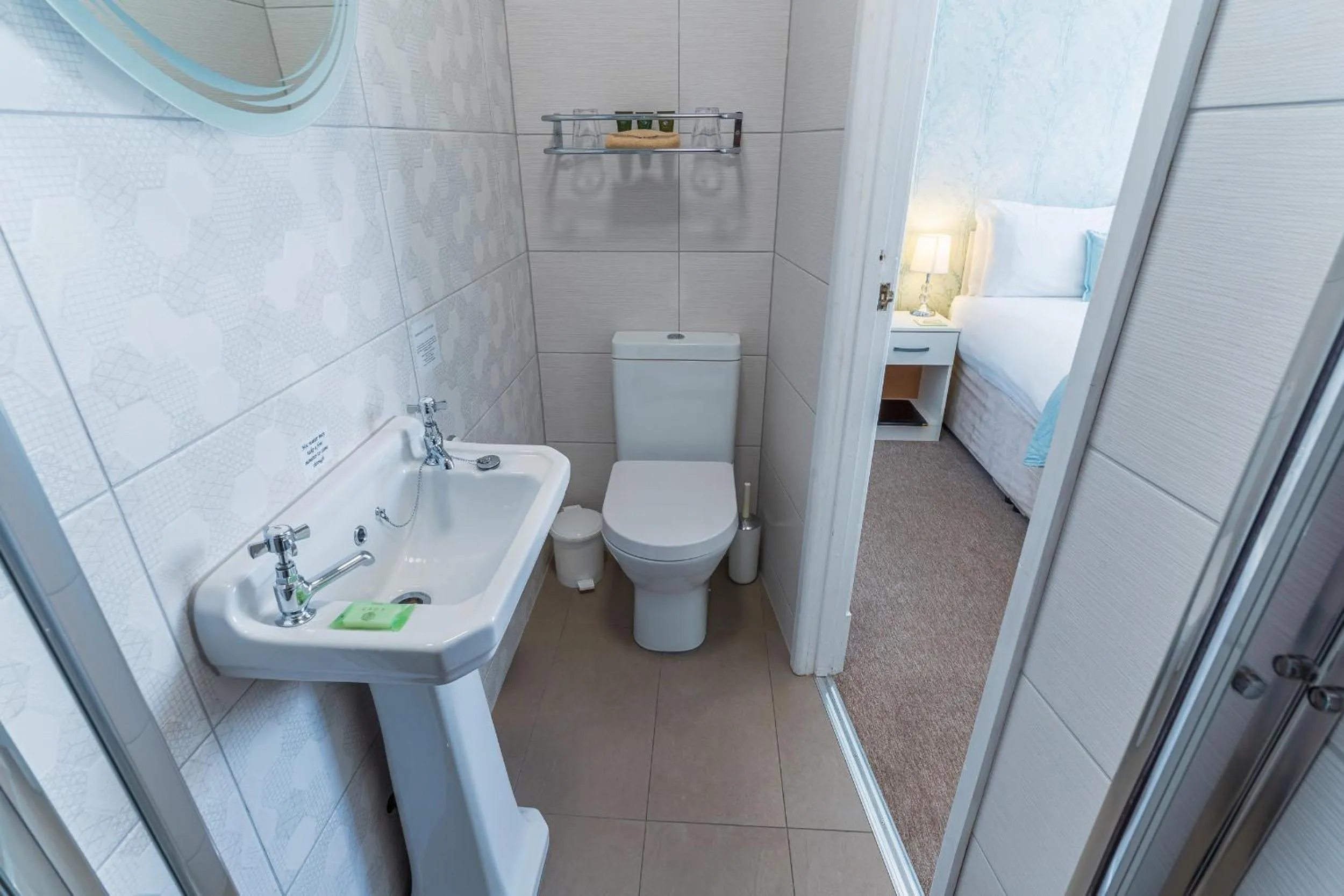 Shower in Rooms at The Highcliffe