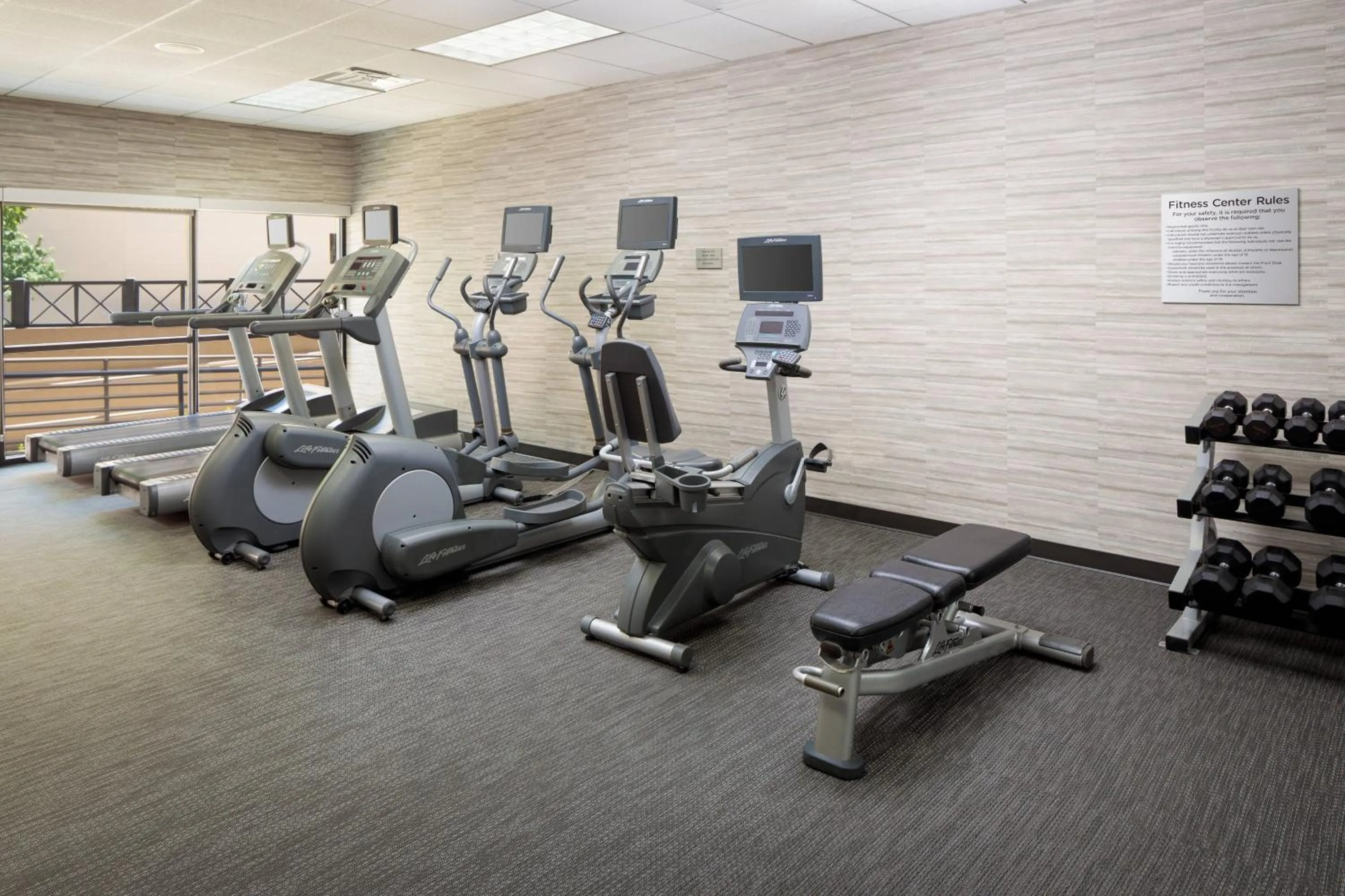 Fitness centre/facilities in Courtyard by Marriott Houston Medical Center/NRG Park
