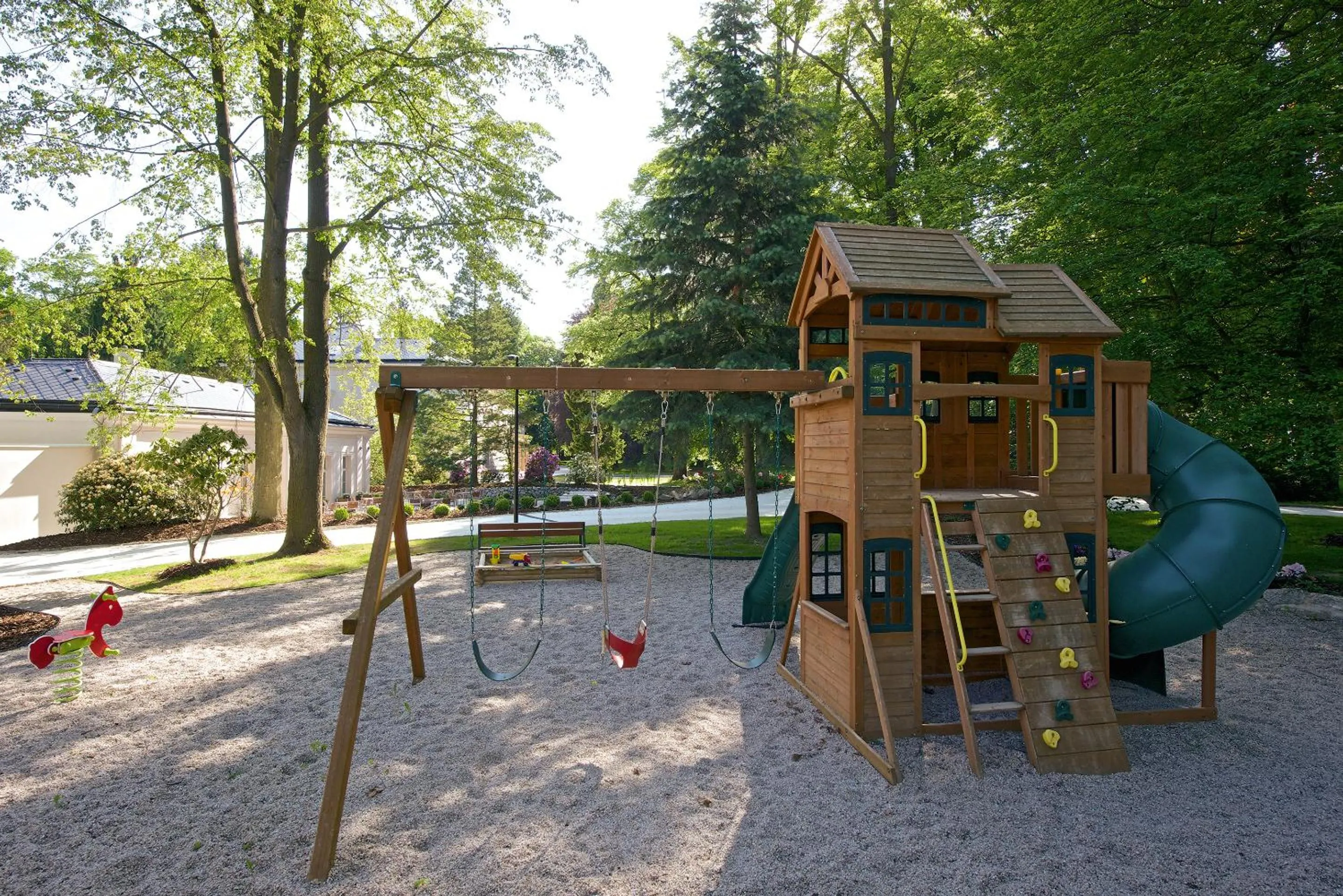 Children play ground in Zámek Ratměřice - Hotel & Resort