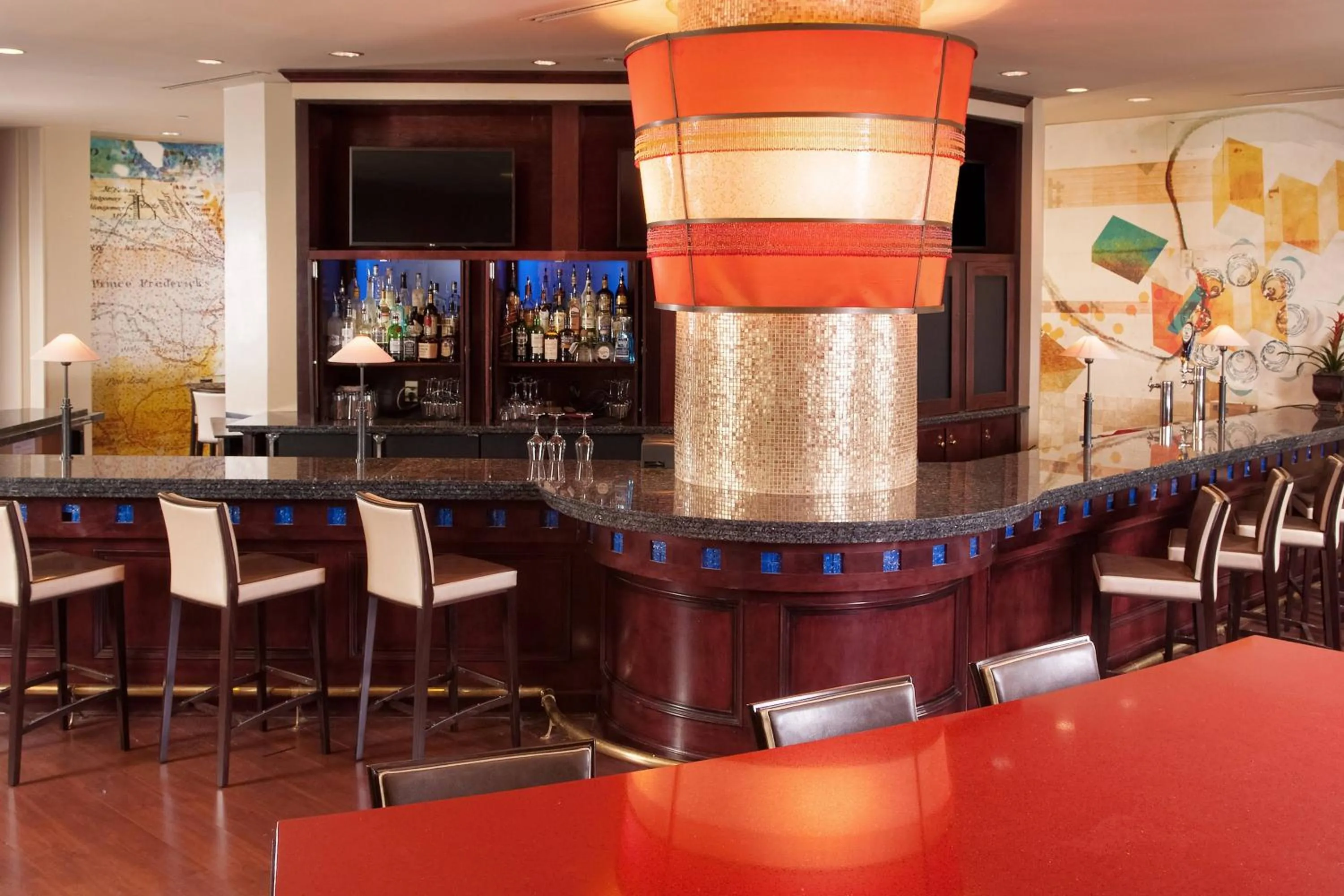 Lounge or bar in Greenville Marriott