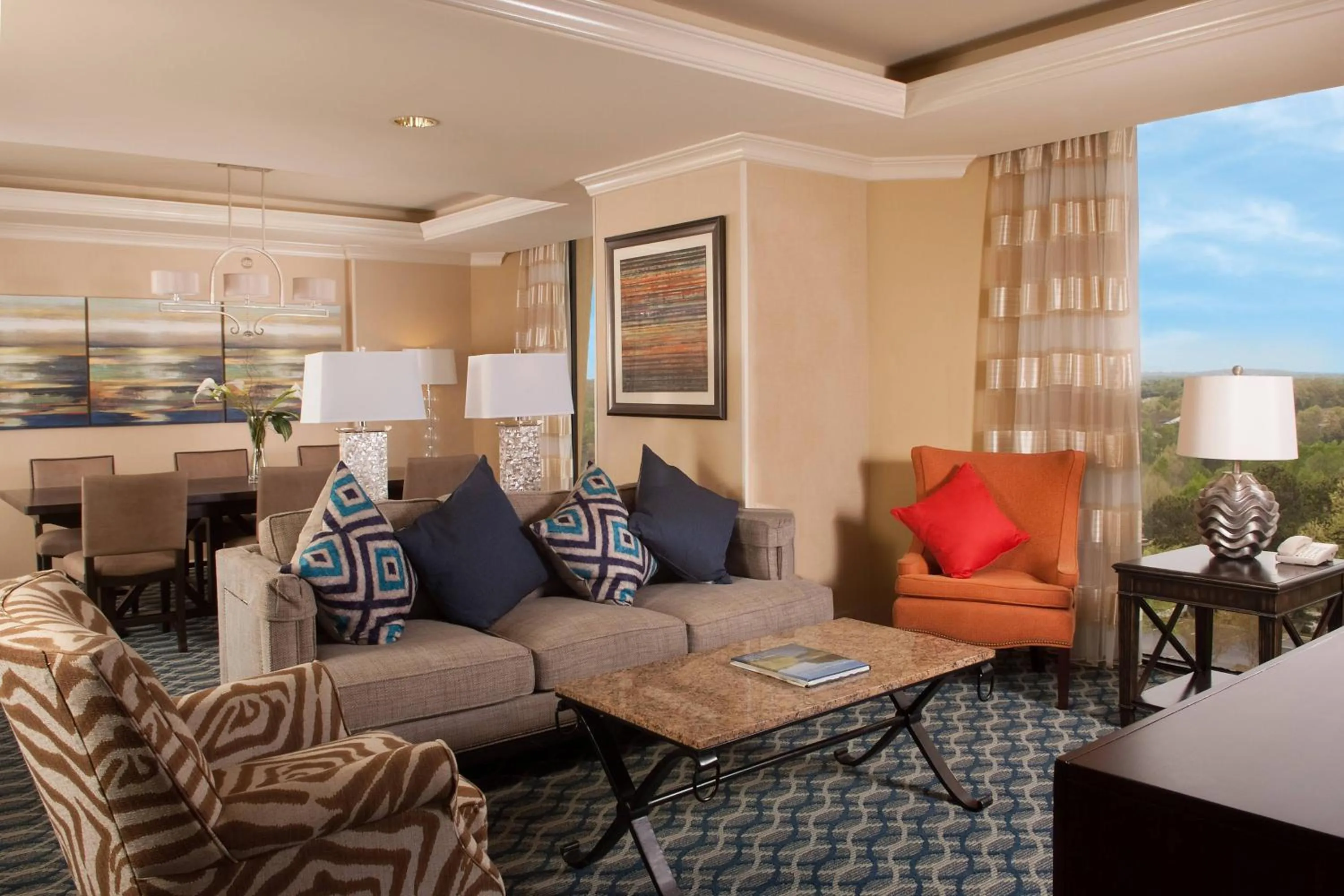 Photo of the whole room in Greenville Marriott