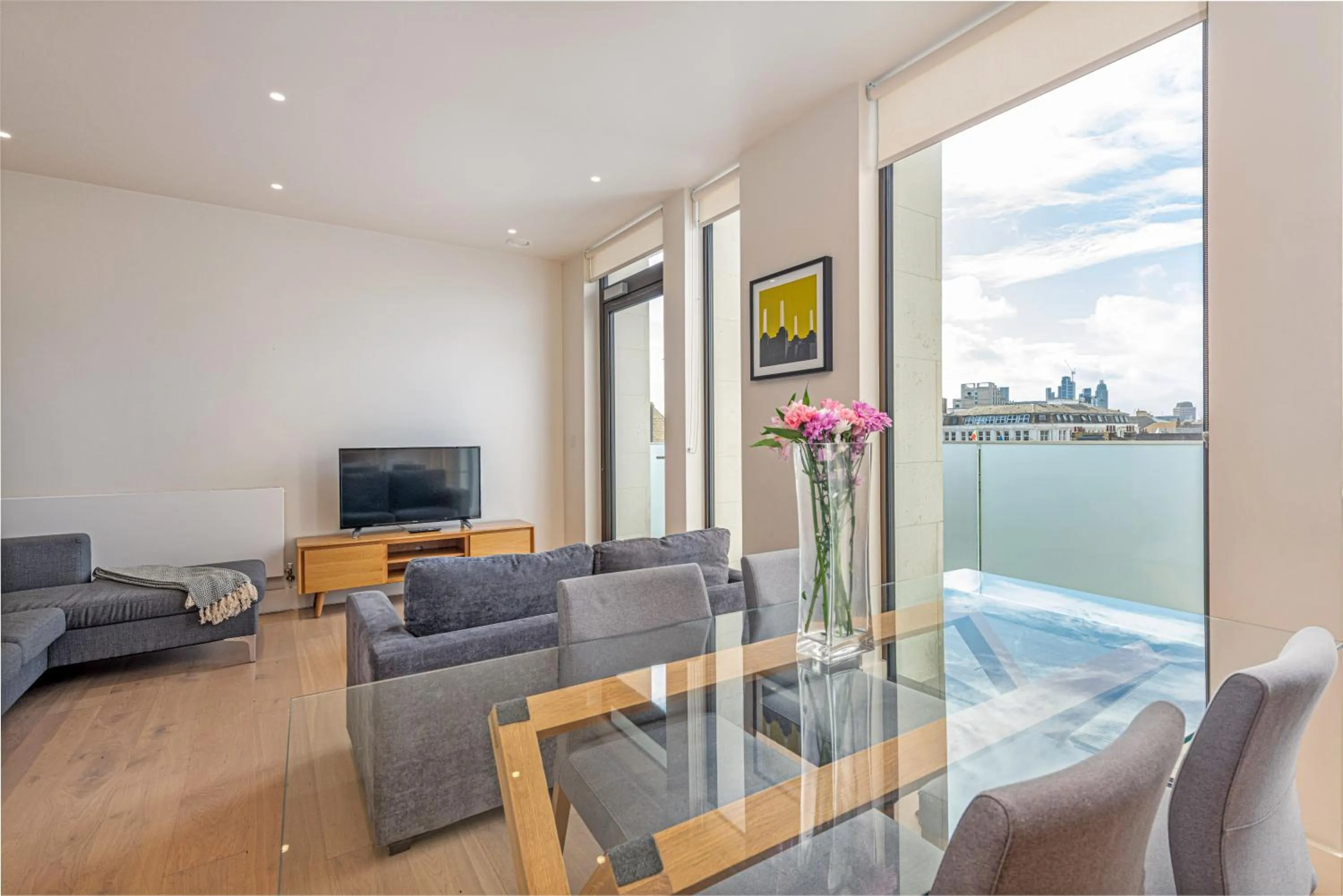 Living room in StayLux Waterloo