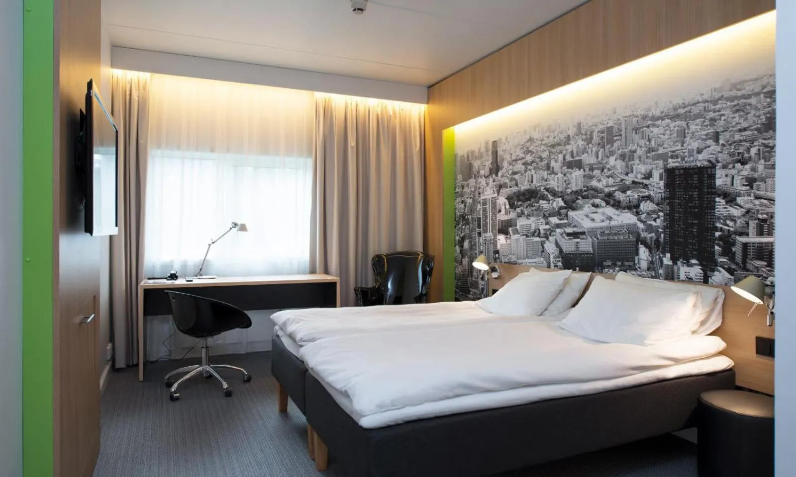 Bed in Thon Hotel Bergen Airport