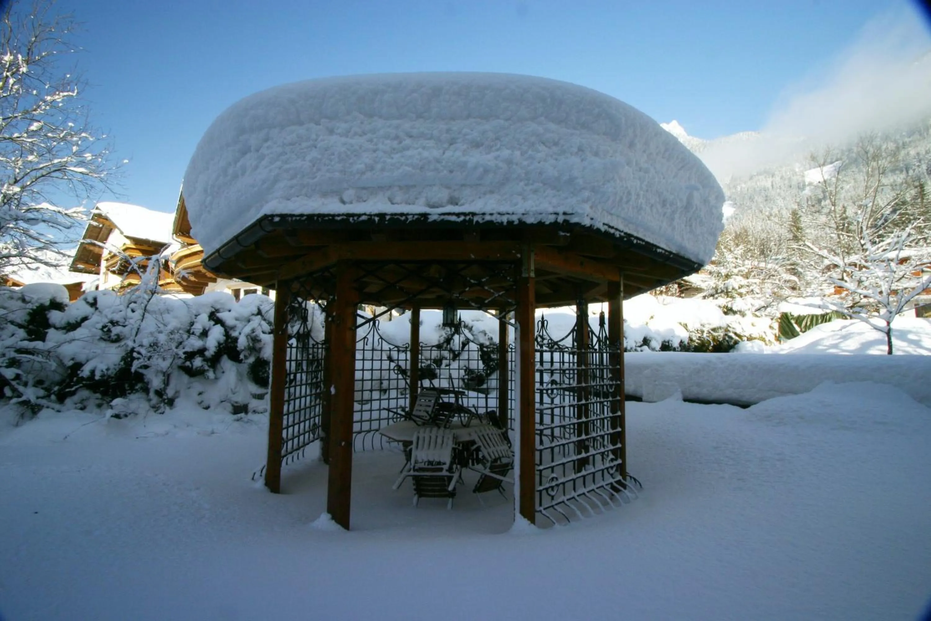 Garden in Frühstückshotel Margret