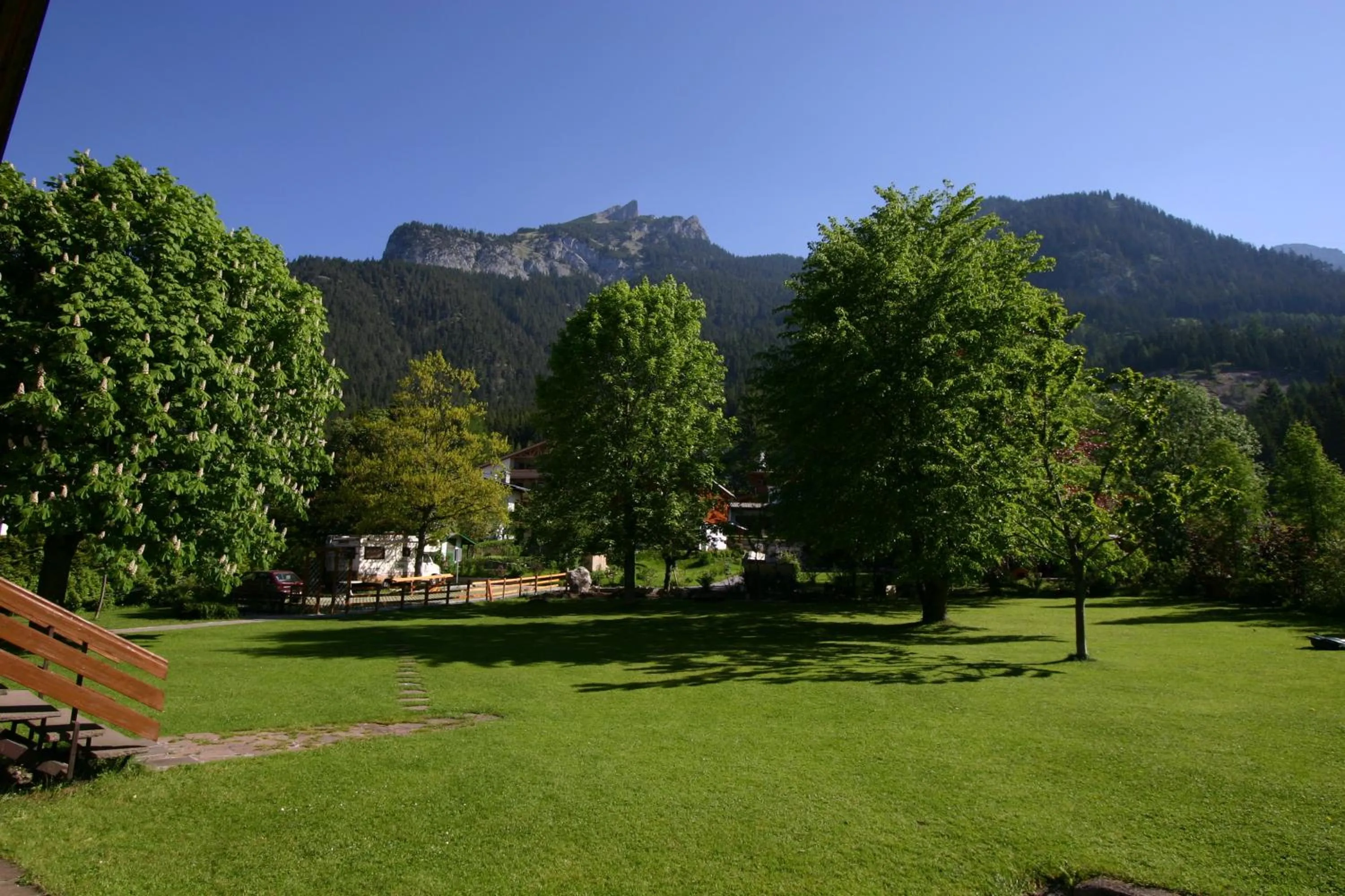 Garden in Frühstückshotel Margret