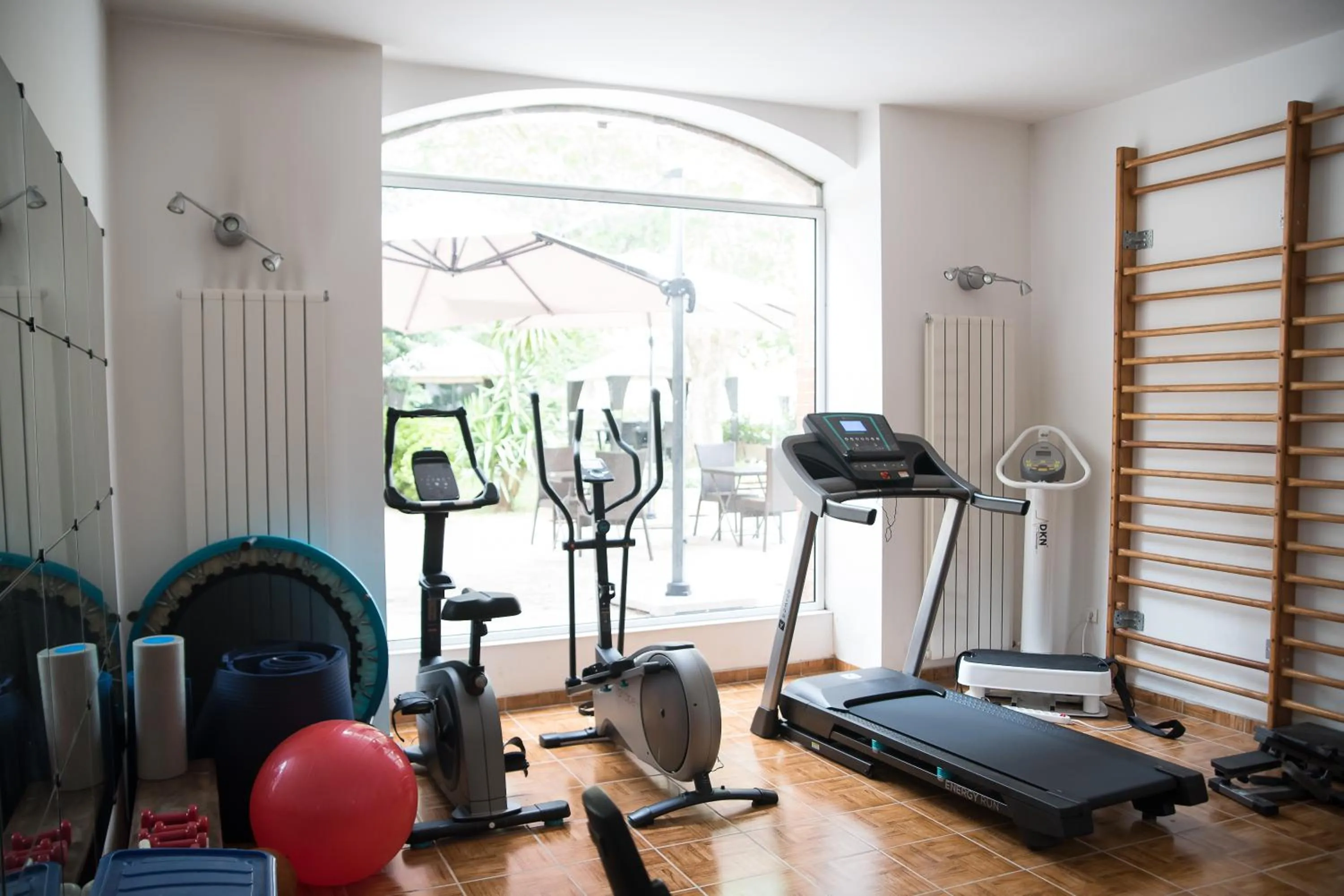 Fitness centre/facilities in Hotel Mas De Galoffre