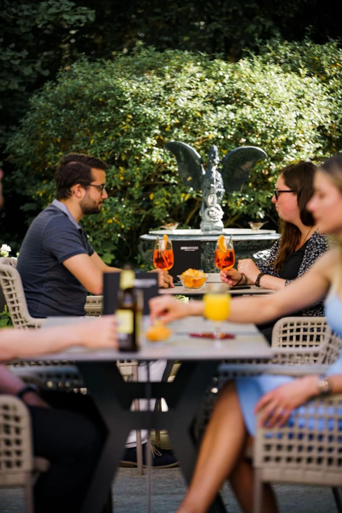 Patio in Hotel Wettstein