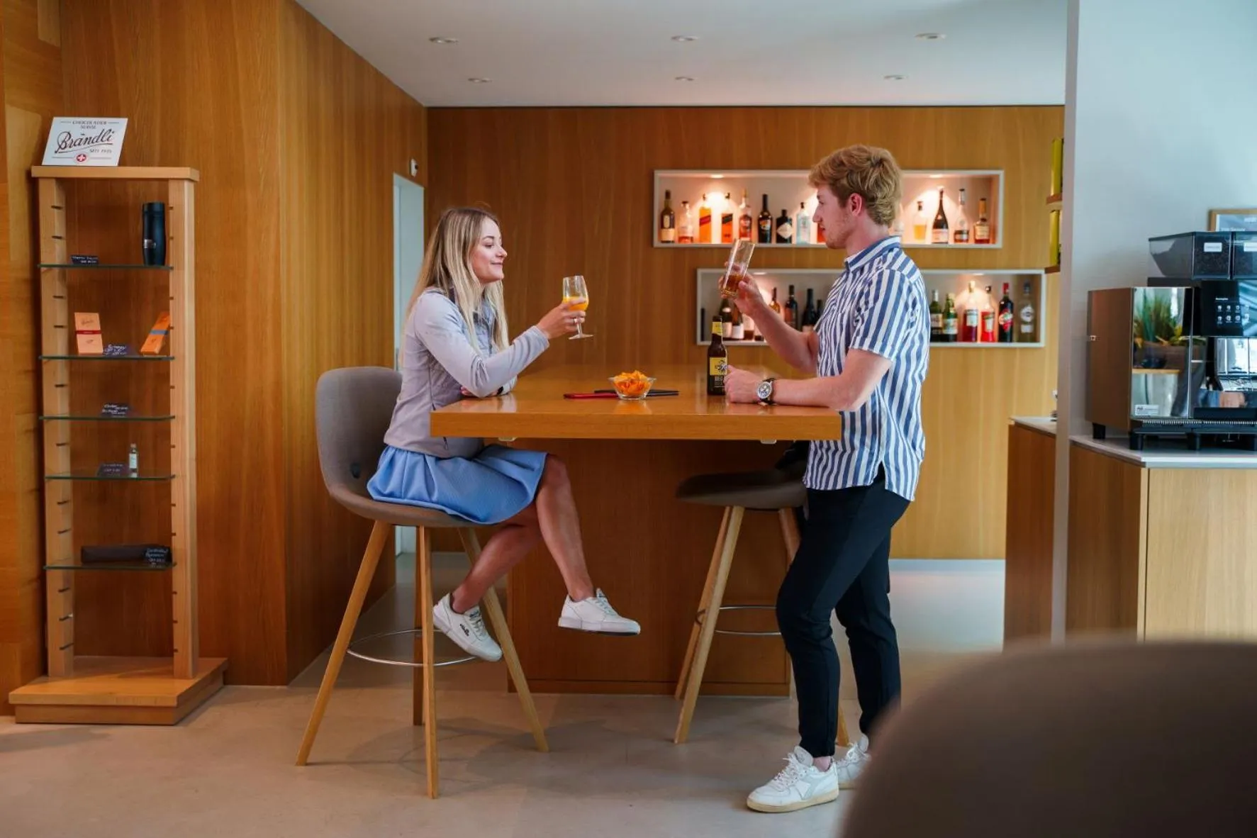 Lounge or bar in Hotel Wettstein