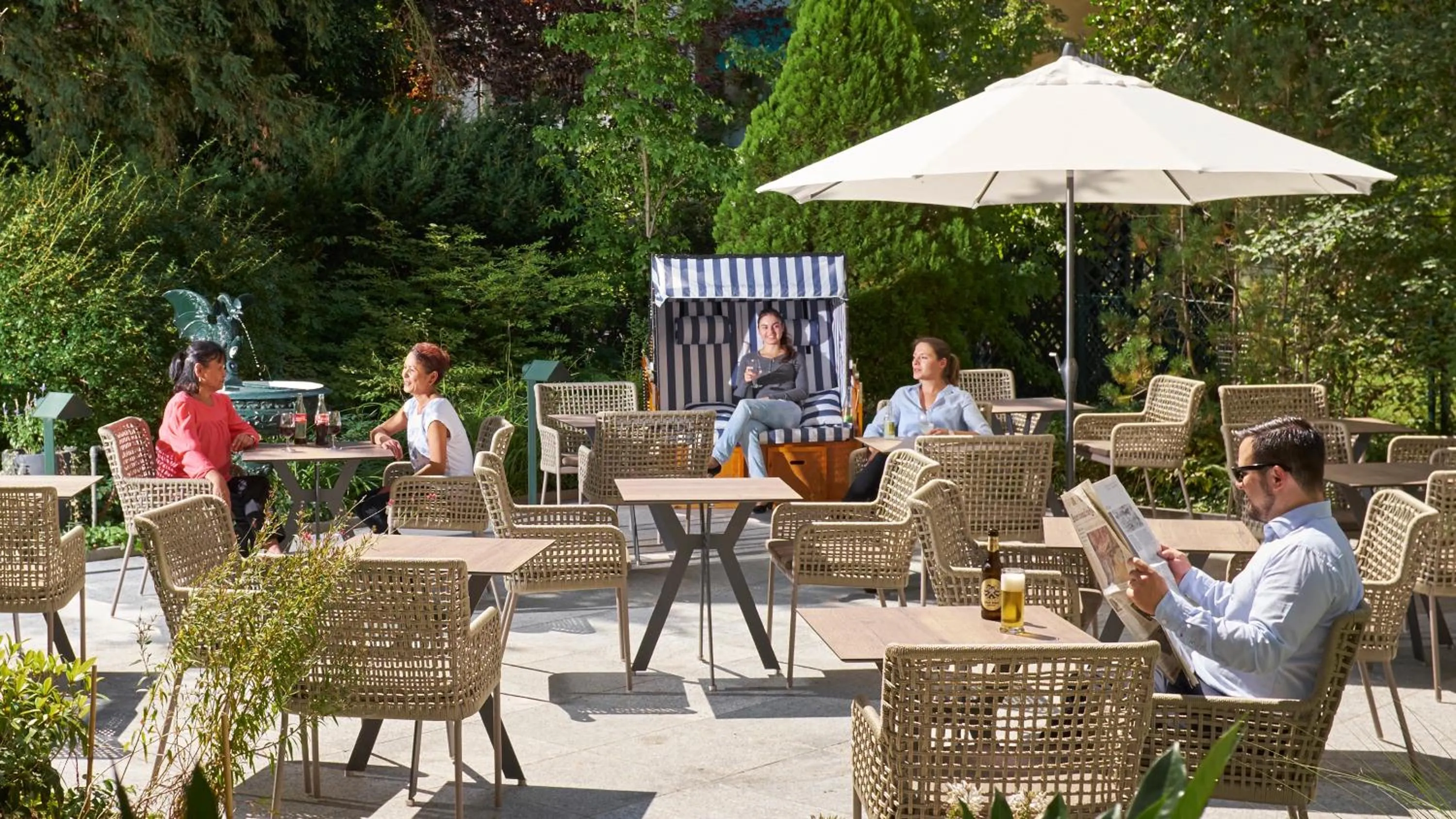 Restaurant/places to eat in Hotel Wettstein