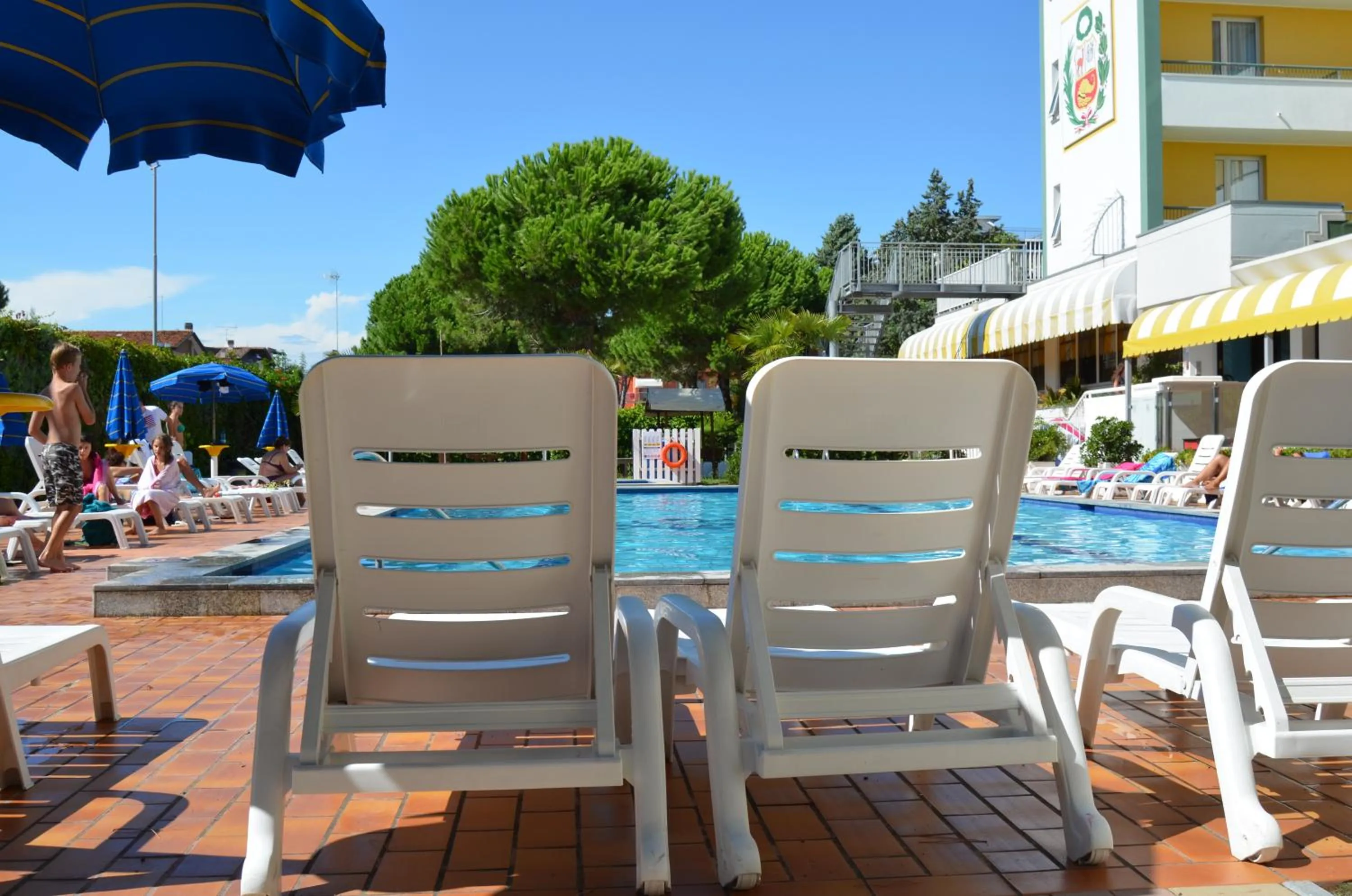 Swimming pool in Park Hotel Perù ***S