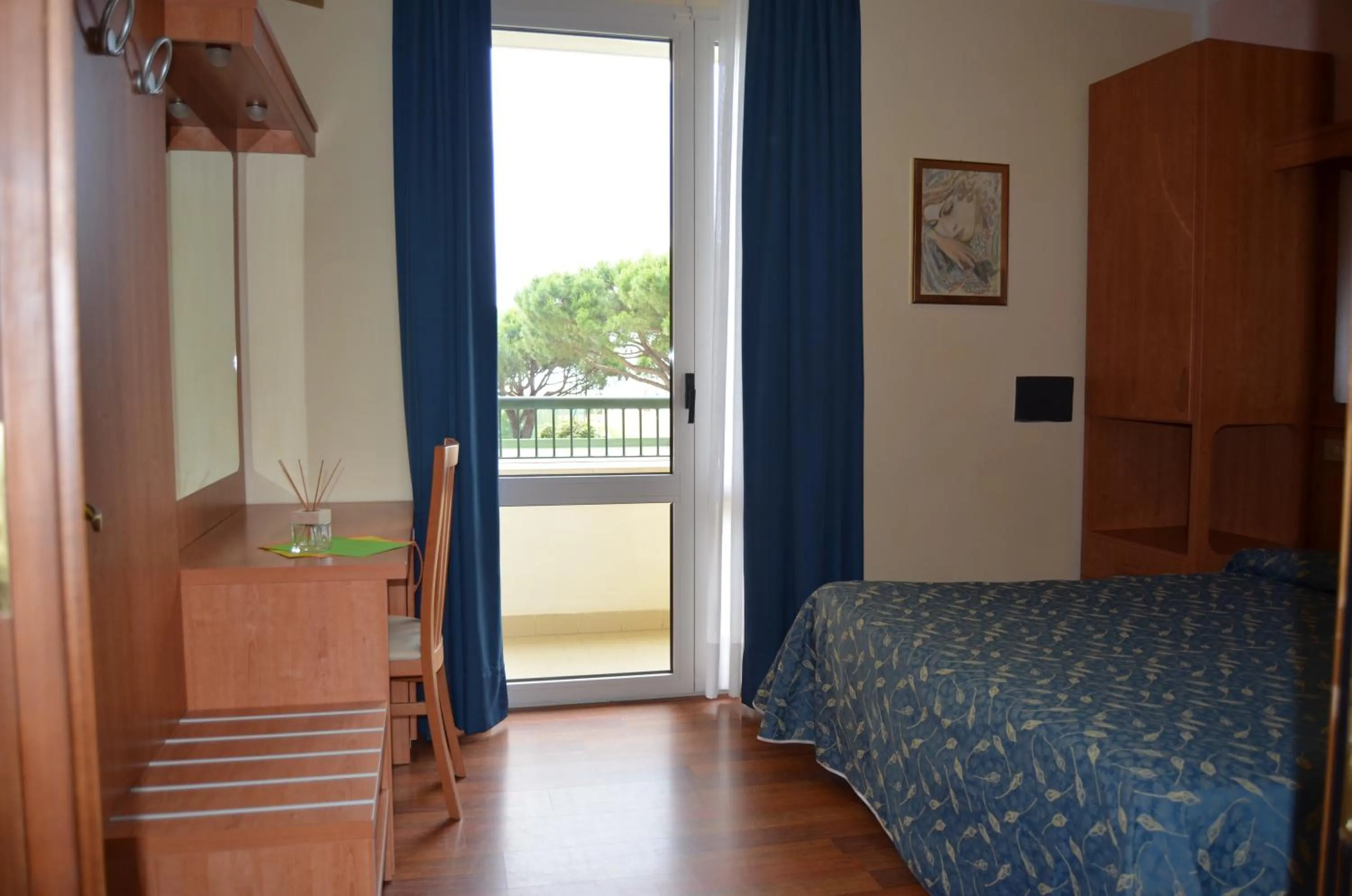 Balcony/Terrace, Bed in Park Hotel Perù ***S