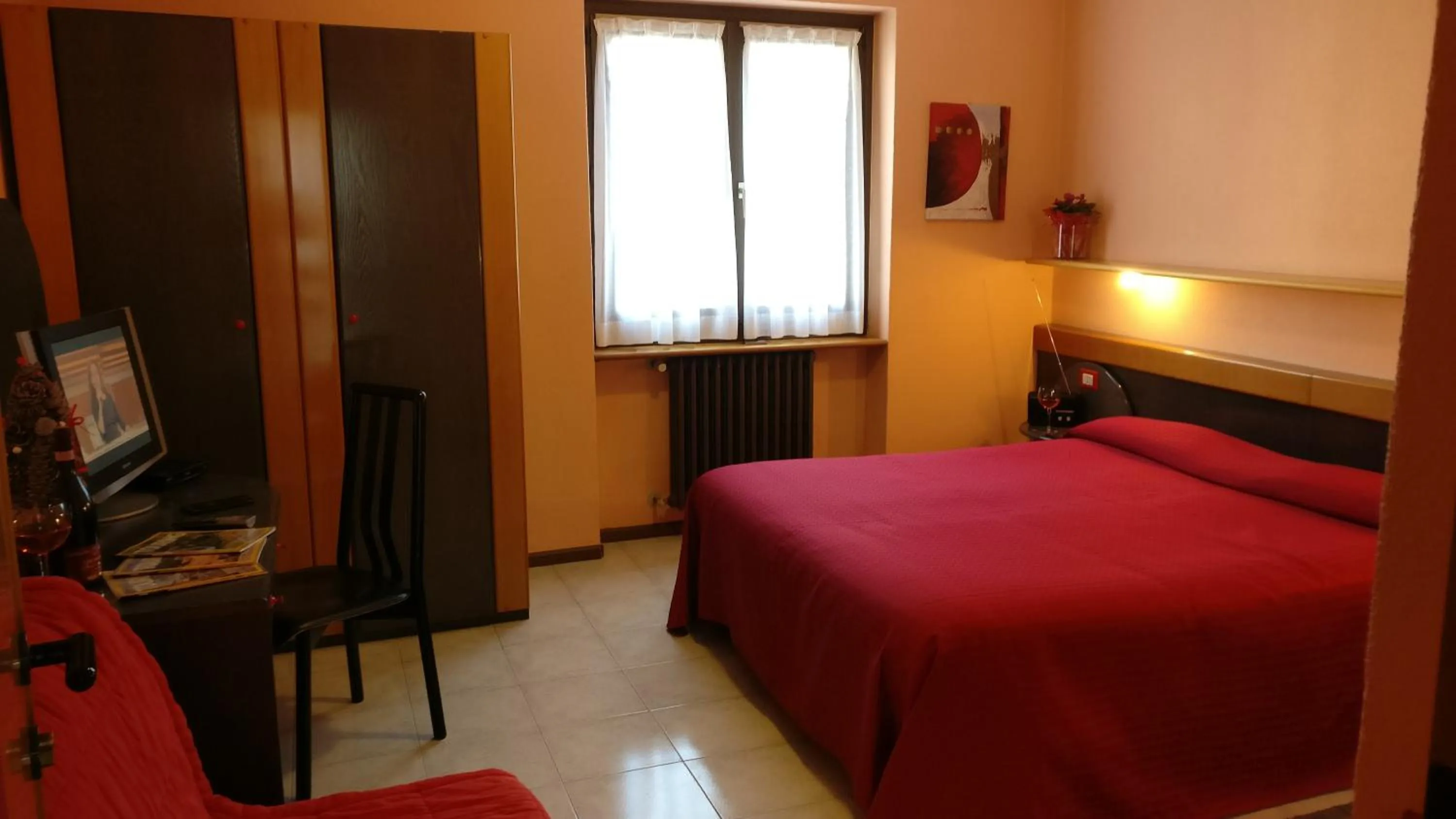 Bed in Hotel La Lanterna