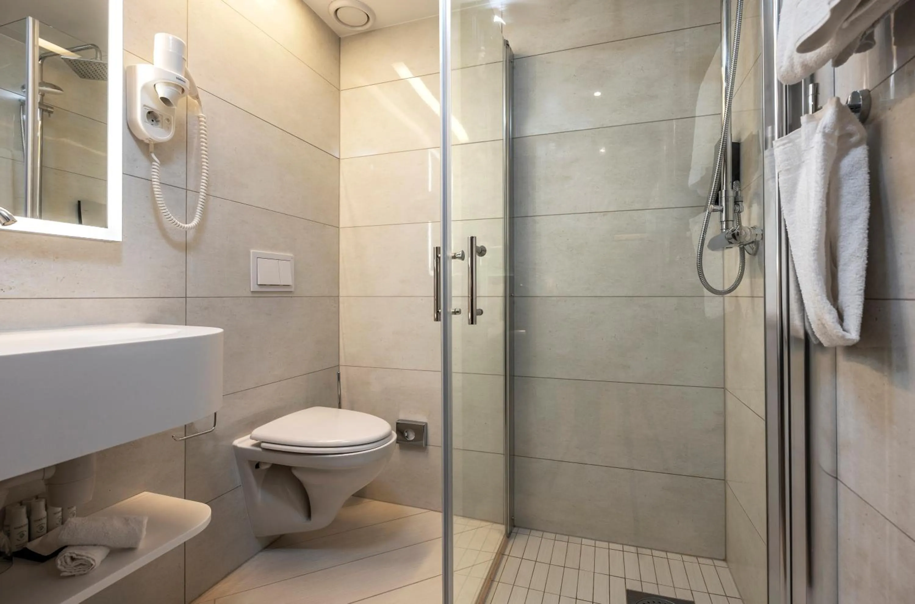 Shower in Thon Hotel Rosenkrantz Bergen