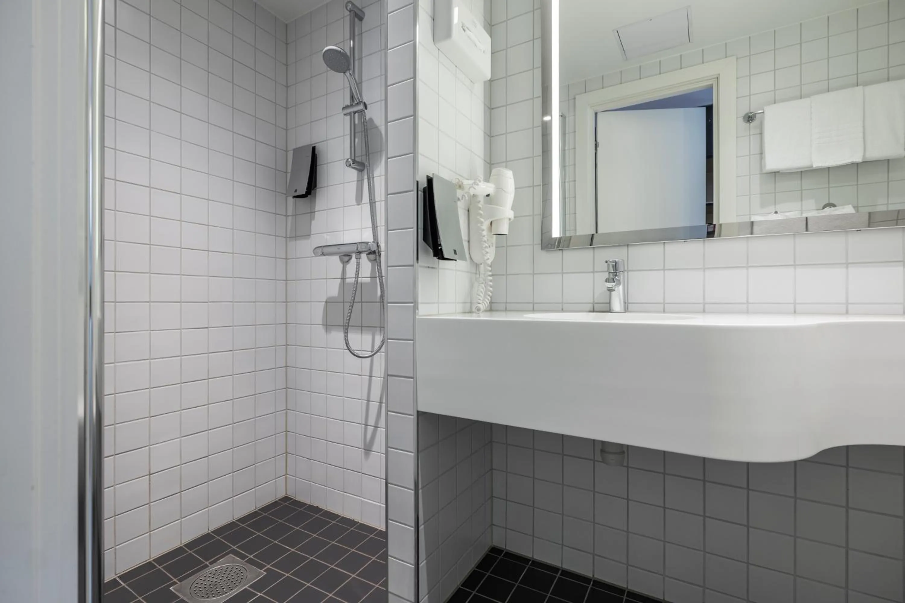 Shower in Thon Hotel Rosenkrantz Bergen